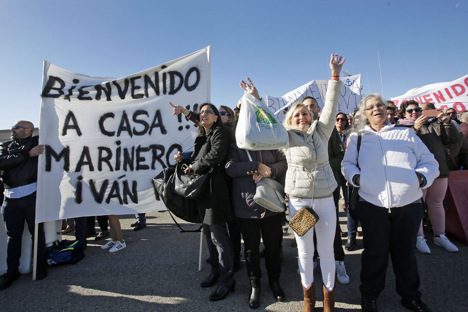 Las mejores imágenes del regreso de la fragata 'Canarias'