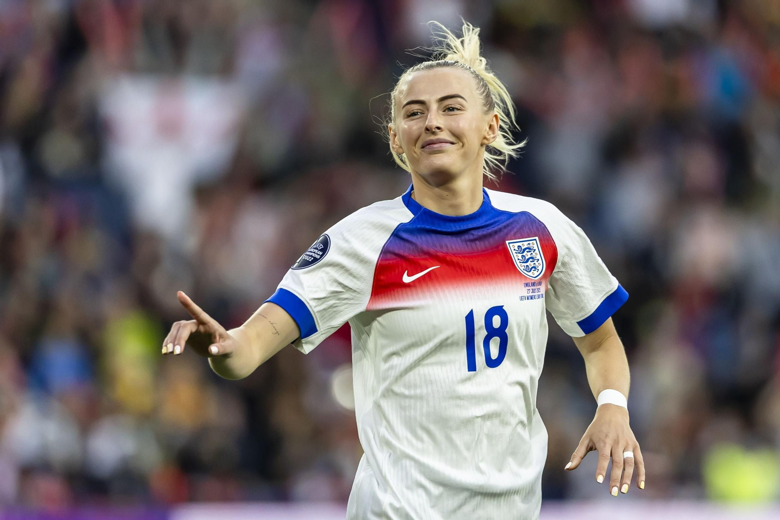 Las mejores imágenes de la final España - Inglaterra de la Eurocopa femenina