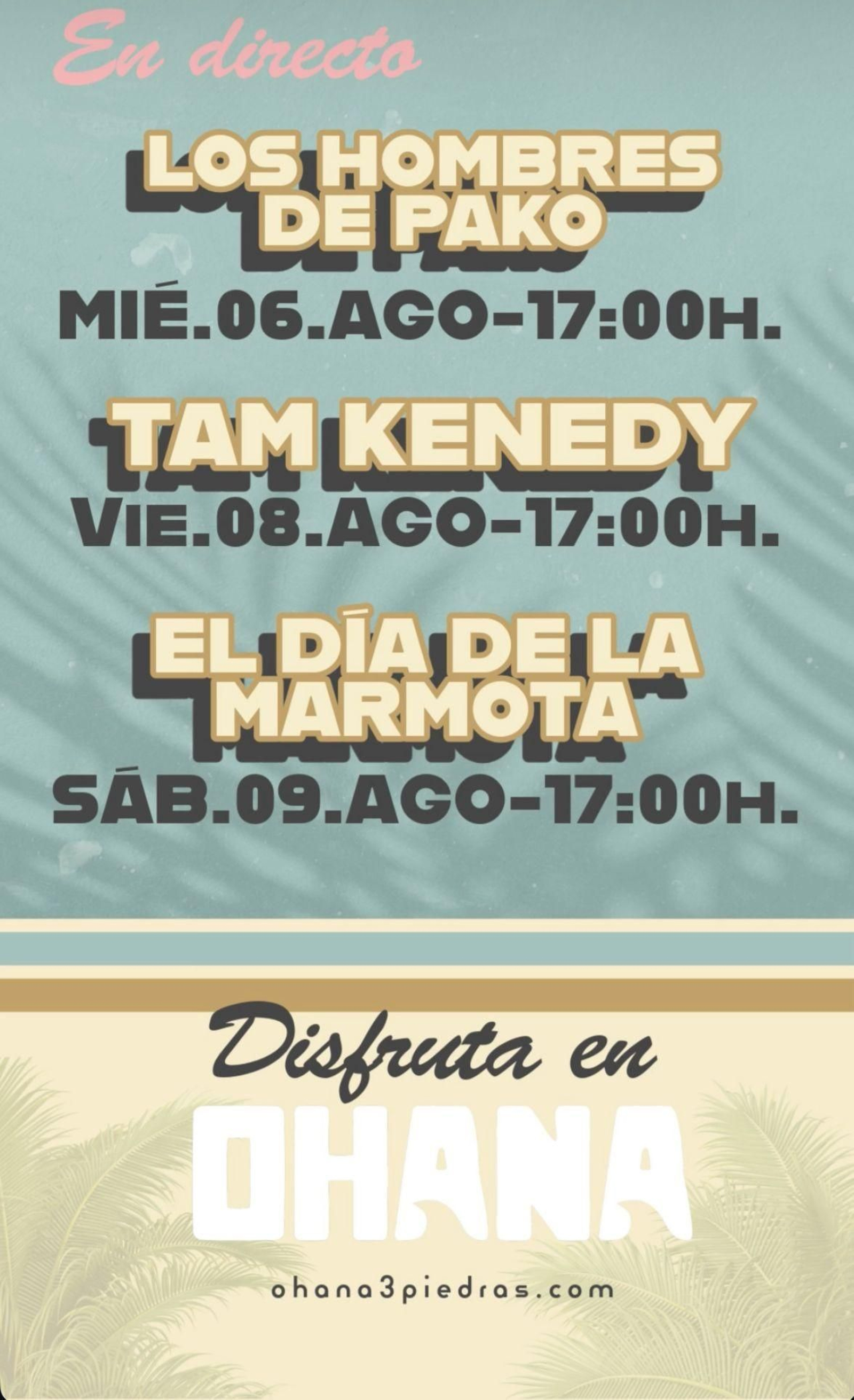 Tam Kenedy, El Día de la Marmota, en Ohana 3 Piedras. Chipiona..jpeg