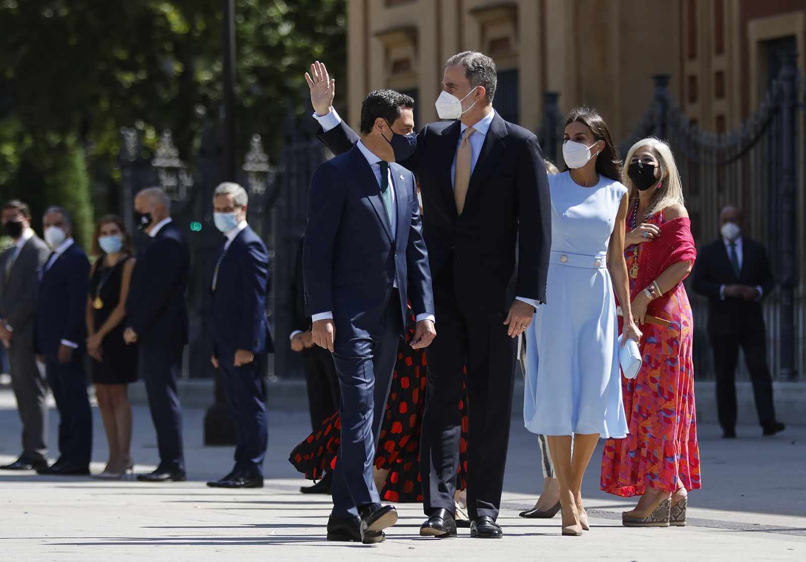 Las imágenes de  la entrega de la Medalla de Honor de Andalucía al Rey Felipe VI en Sevilla