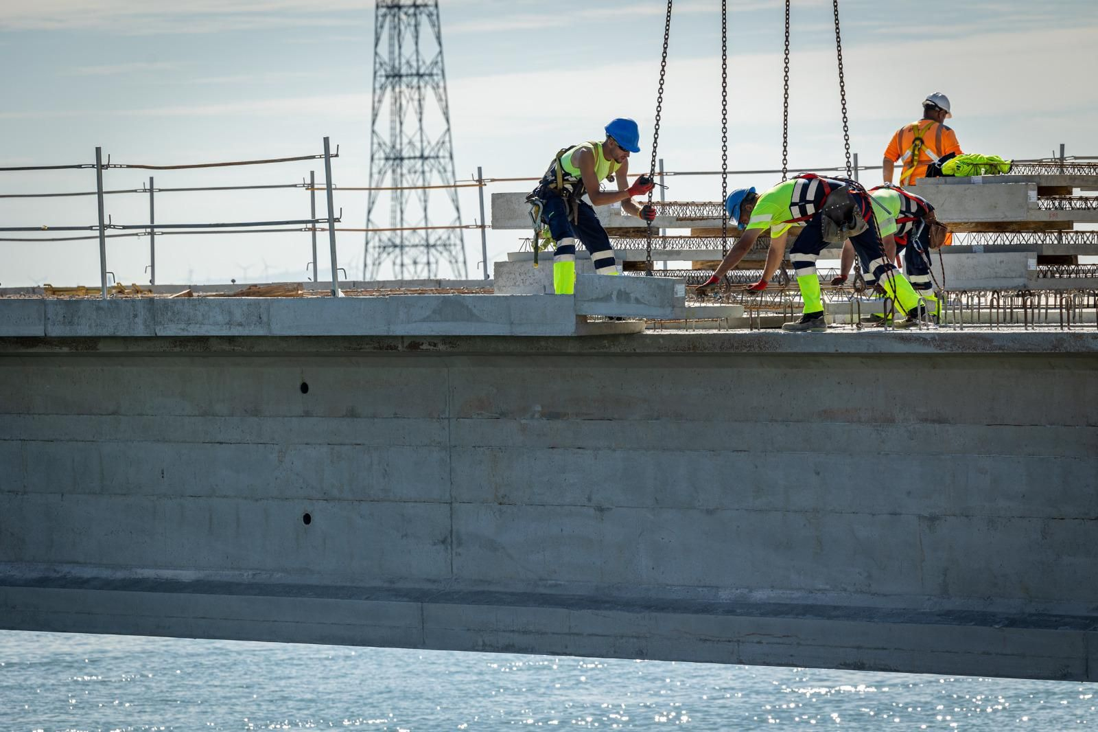 Las obras del puente Carranza en Cádiz, en imágenes