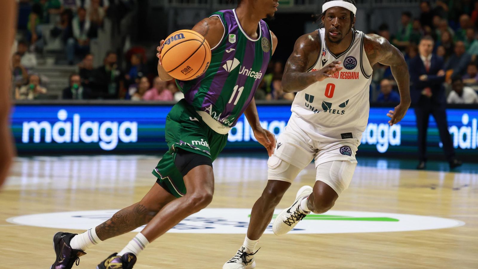 El Unicaja-Reggiana de cuartos de final de la BCL, en fotos