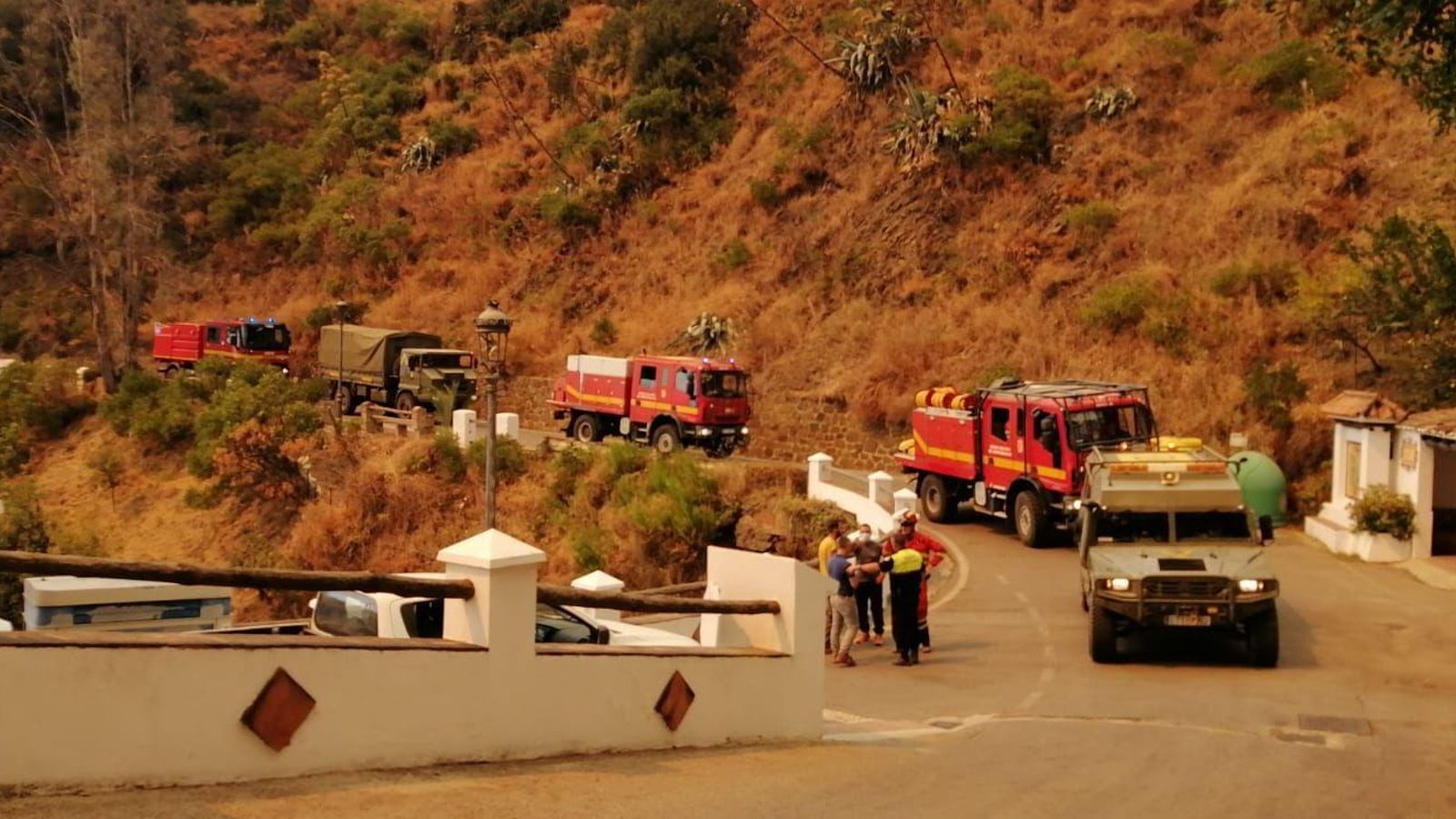 La UME llega a Genalguacil.