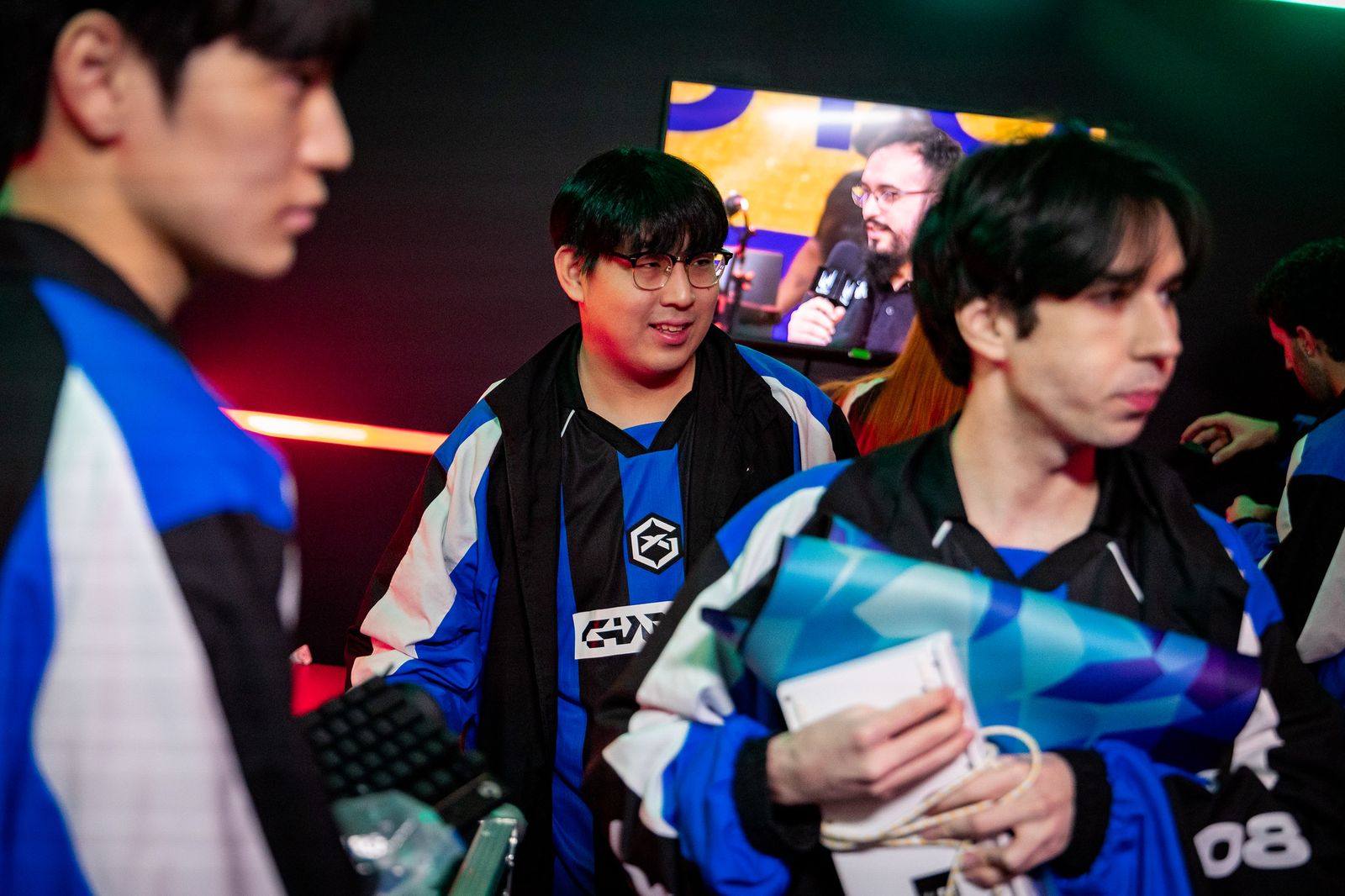 Una imagen de los jugadores