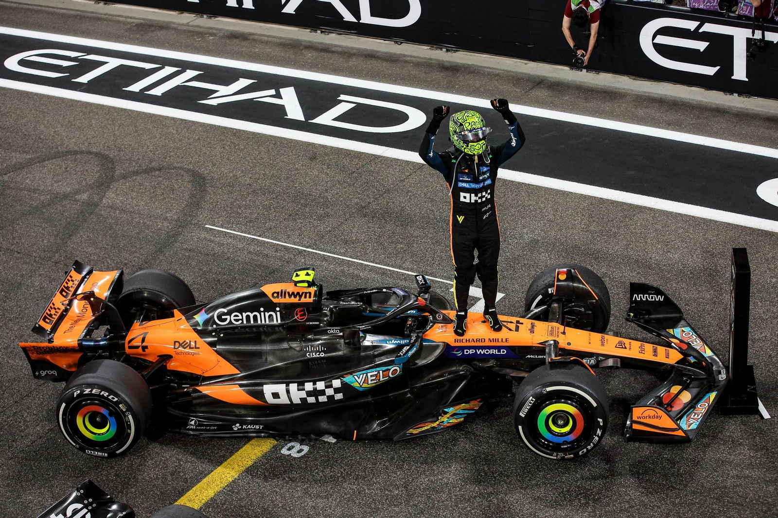 Las fotos del título mundial de Lando Norris en la Fórmula 1