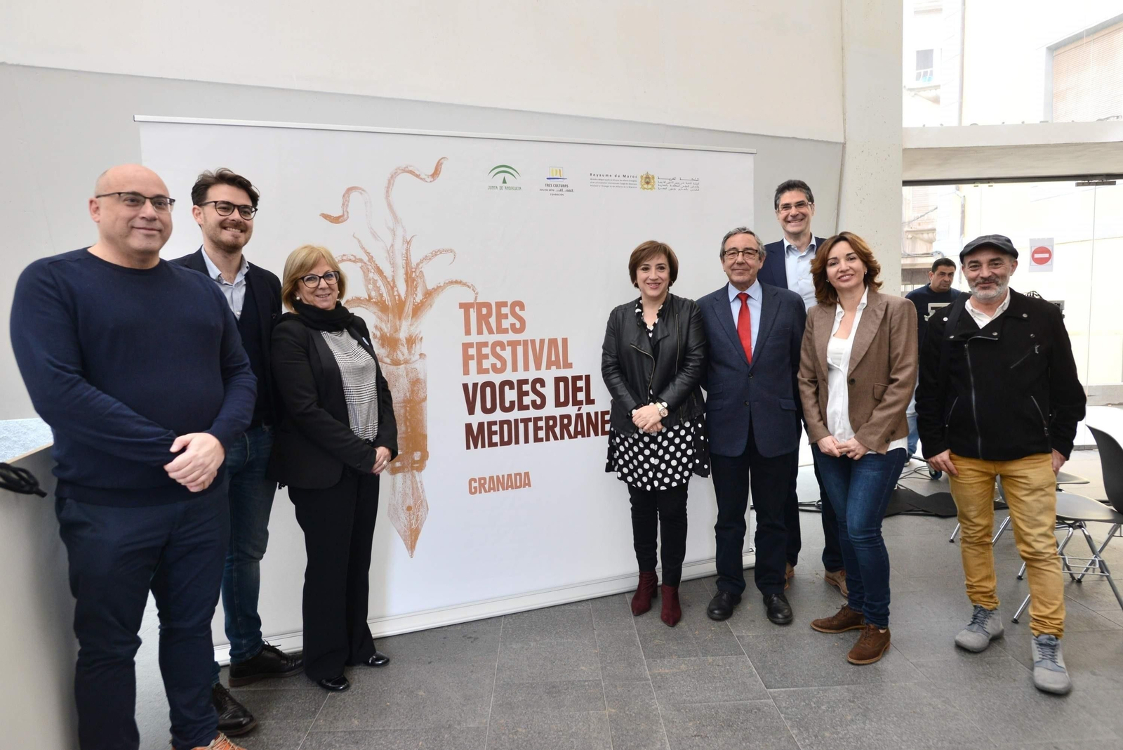 1. El novelista y pensador pakistaní Tariq Alí. 2. Antonio Muñoz Molina, uno de los nombres claves de la literatura española. 3. Foto de familia en la presentación del festival. 4. Alicia Giménez Bartlett es Premio Planeta y Premio Pepe Carvalho.