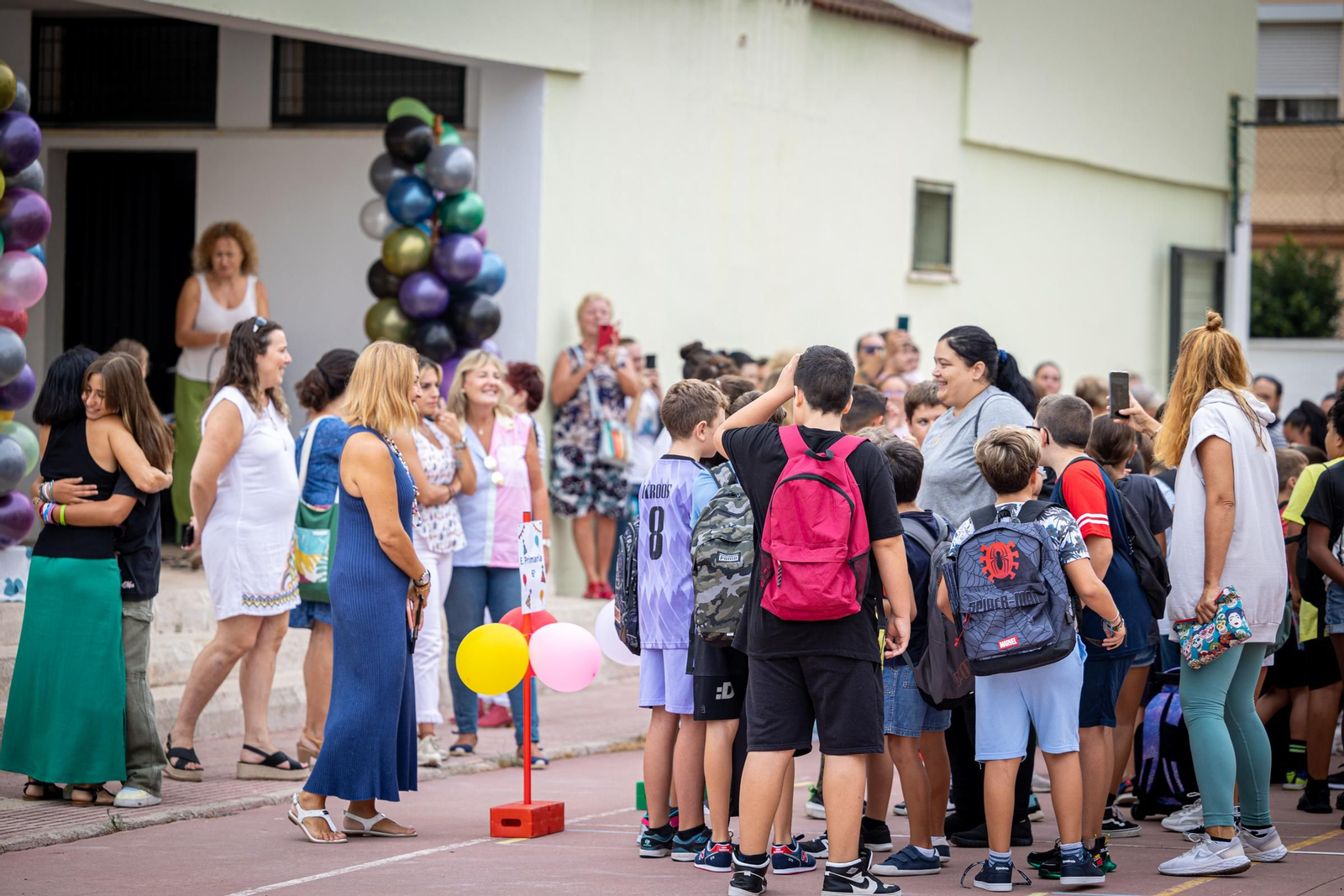 Primer día de la vuelta al cole, en imágenes