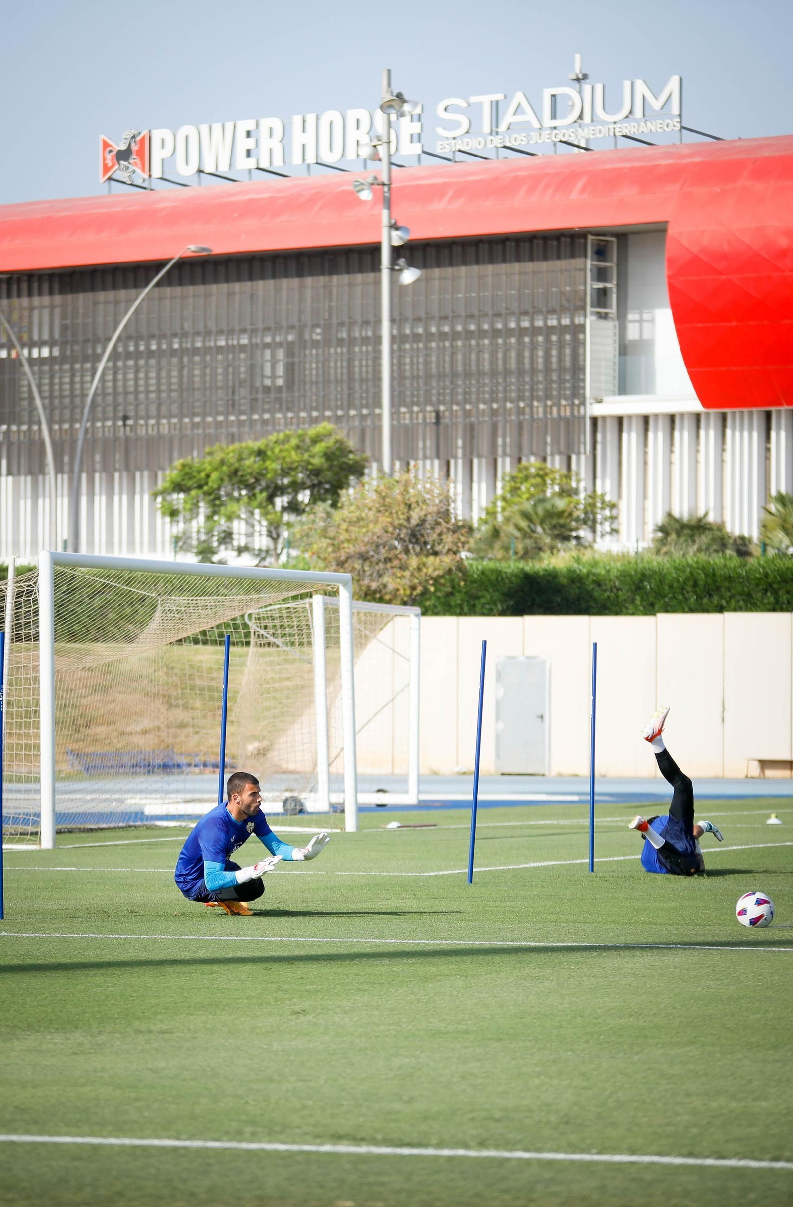 Primer entrenamiento pretemporada del Almería, en imágenes