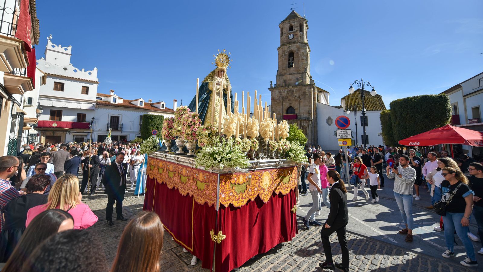 Fotos del Domingo de Ramos en Los Barrios: Borriquita y María Santisima de la Estrella