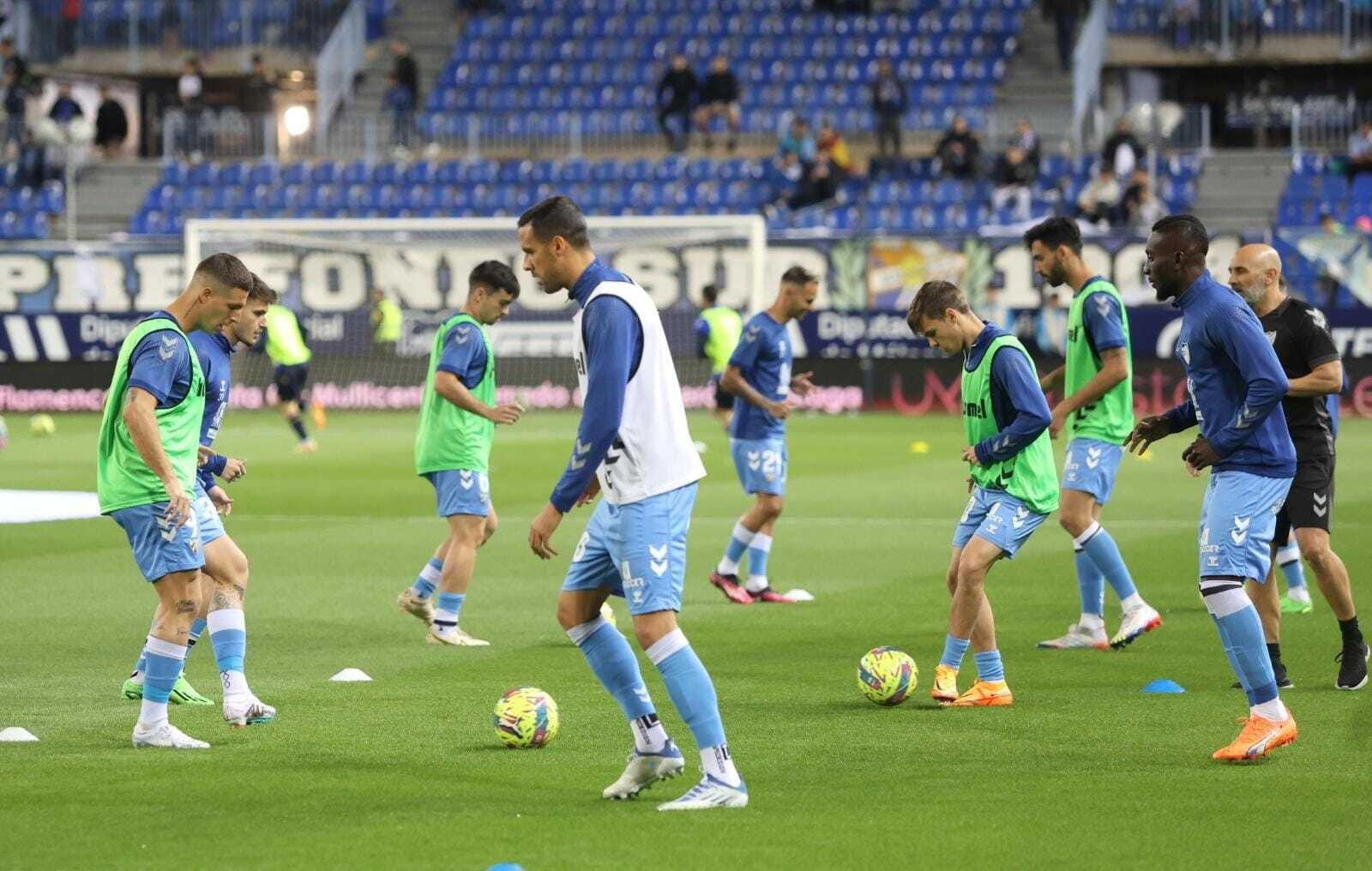 El Málaga-Levante, en fotos