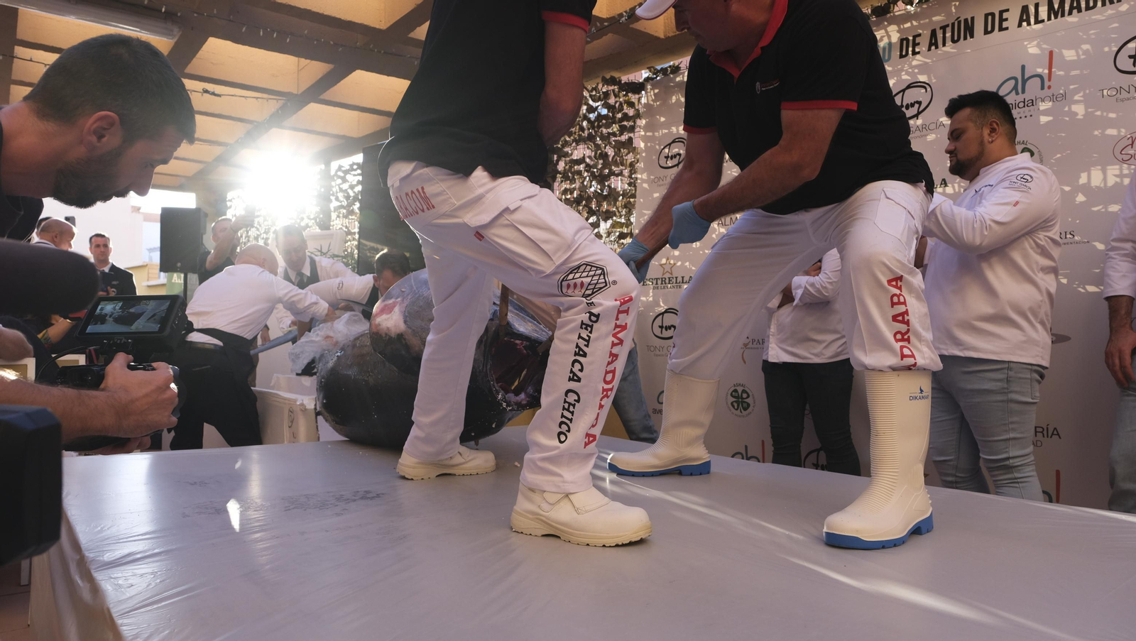 Jornadas del ronqueo del atún de almadraba en el Espacio Gastronómico Tony García, en Almería