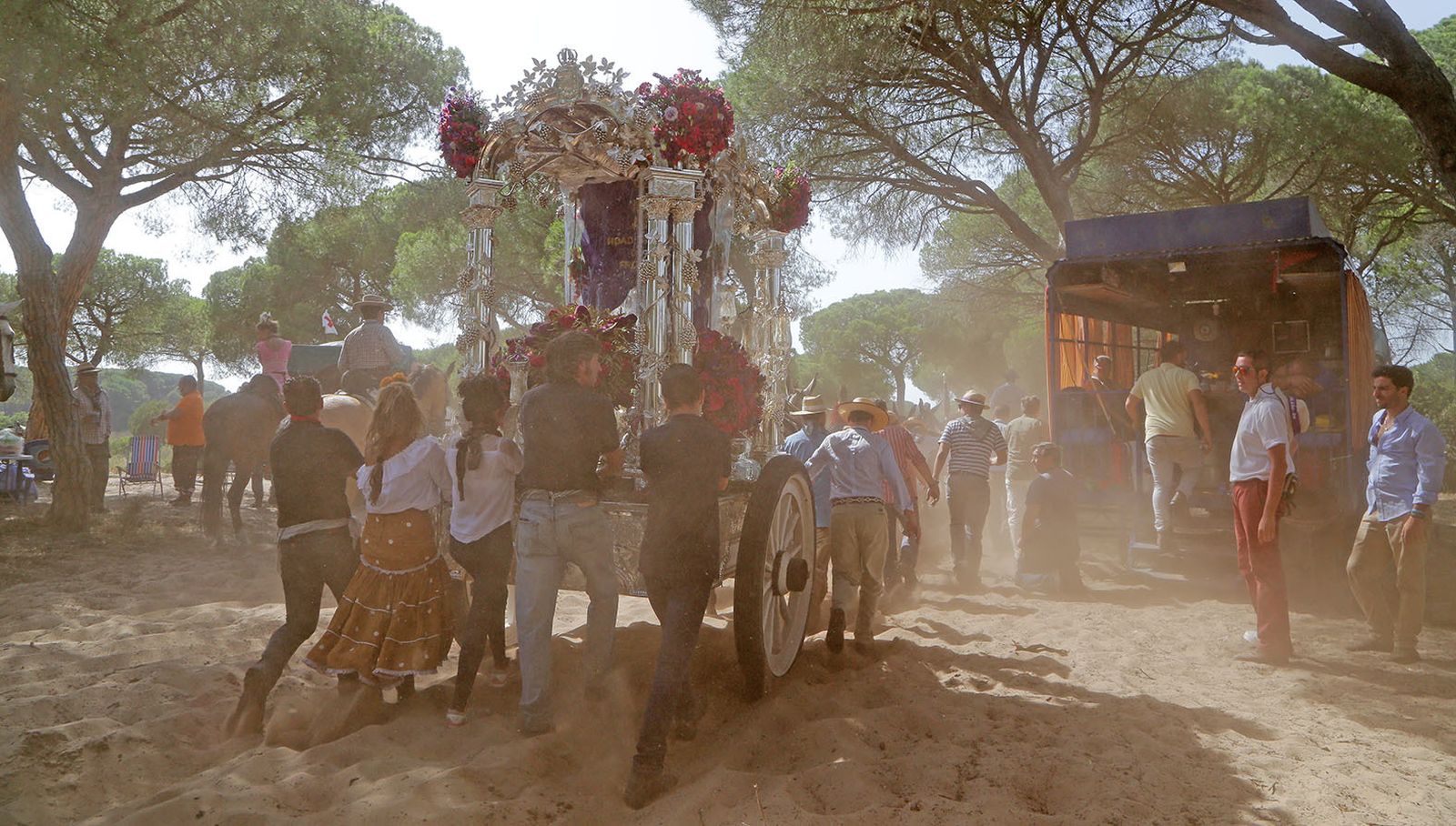 Las imágenes de la segunda jornada de camino de la Hermandad de Jerez