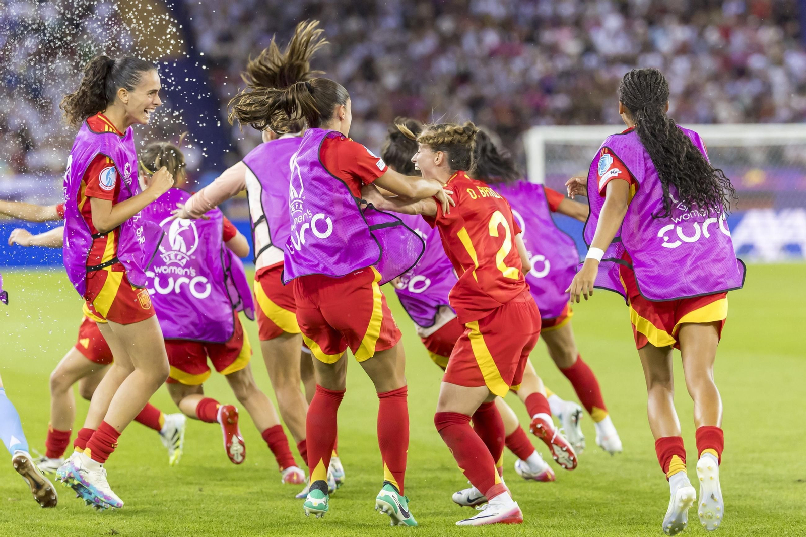 Las mejores imágenes del pase a la final de España ante Alemania en la Eurocopa femenina