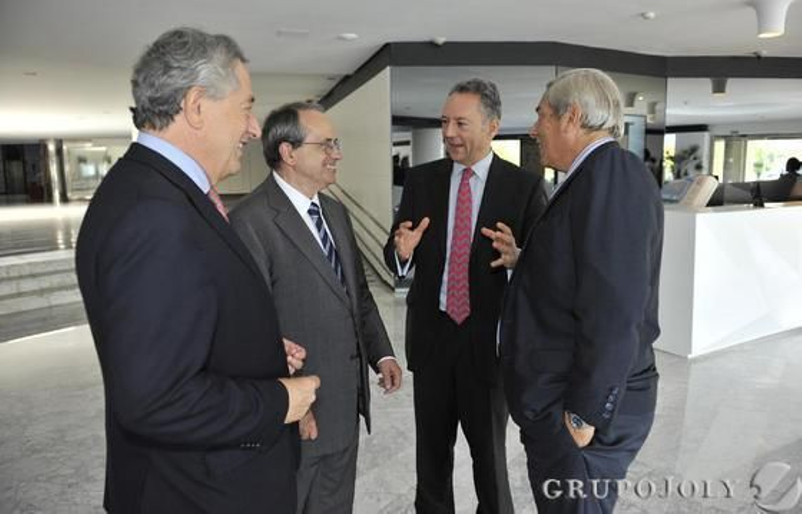 Javier Targhetta, Juan José Toribio, José Joly, presidente de Grupo Joly, y José Recio, abogado. / Fotos: Juan Carlos Vázquez y Belén Vargas
