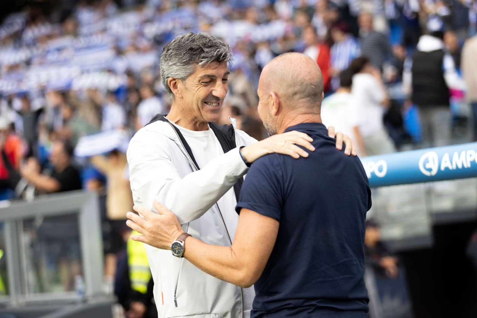 Imanol Alguacil da mérito a la victoria de su equipo frente al Granada CF