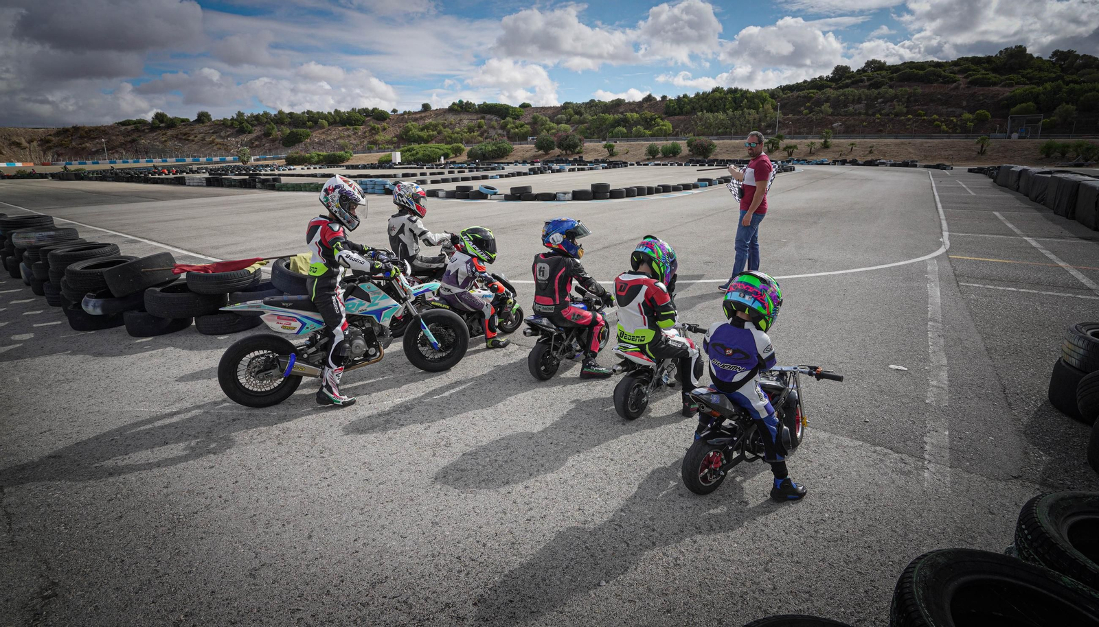 Imágenes de Rodada Solidaria en el Circuito de Jerez