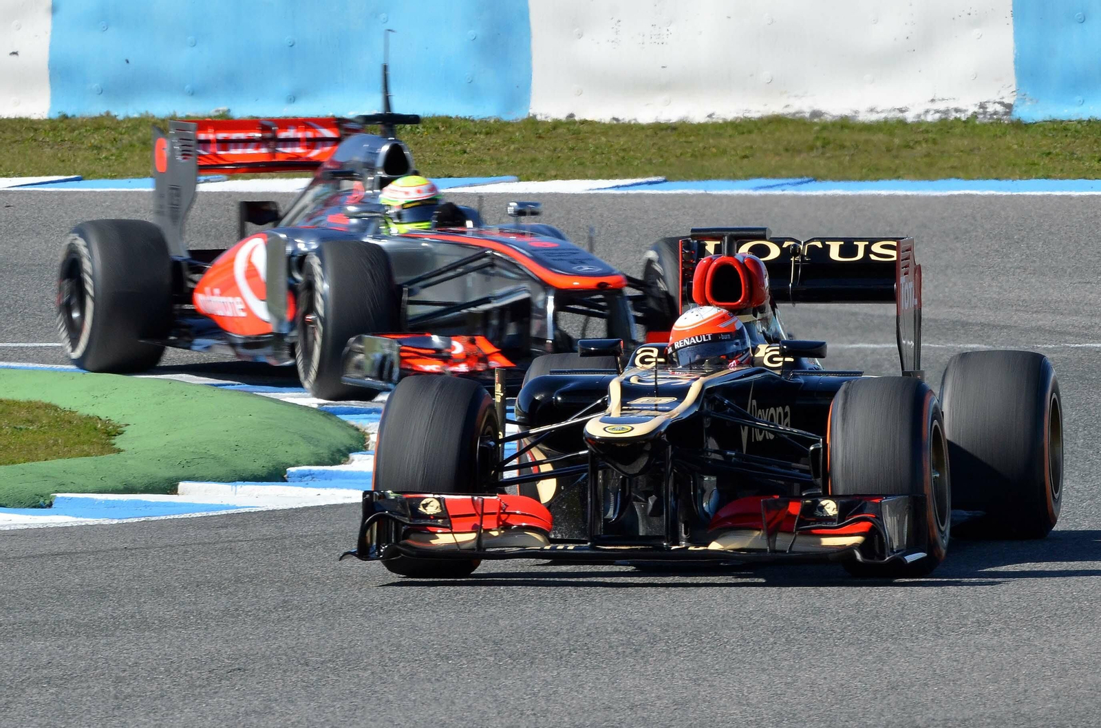 Una imagen de un entrenamiento de la Fórmula 1 en el circuito en 2013.