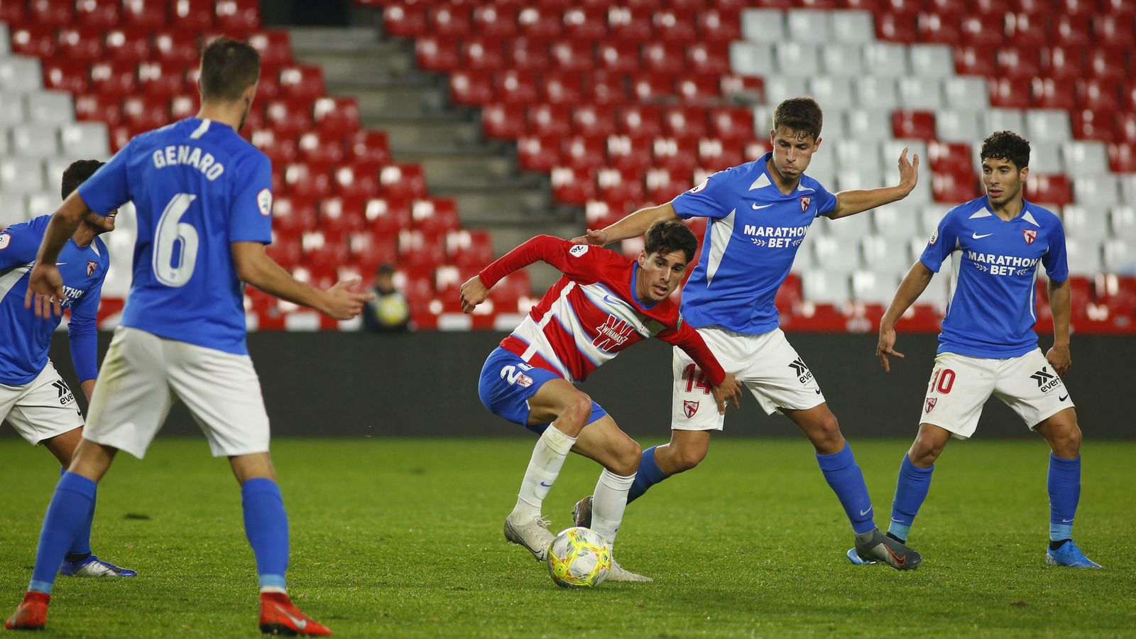 Mario es junto a Rubén Sánchez el máximo goleador del filial del Granada CF.