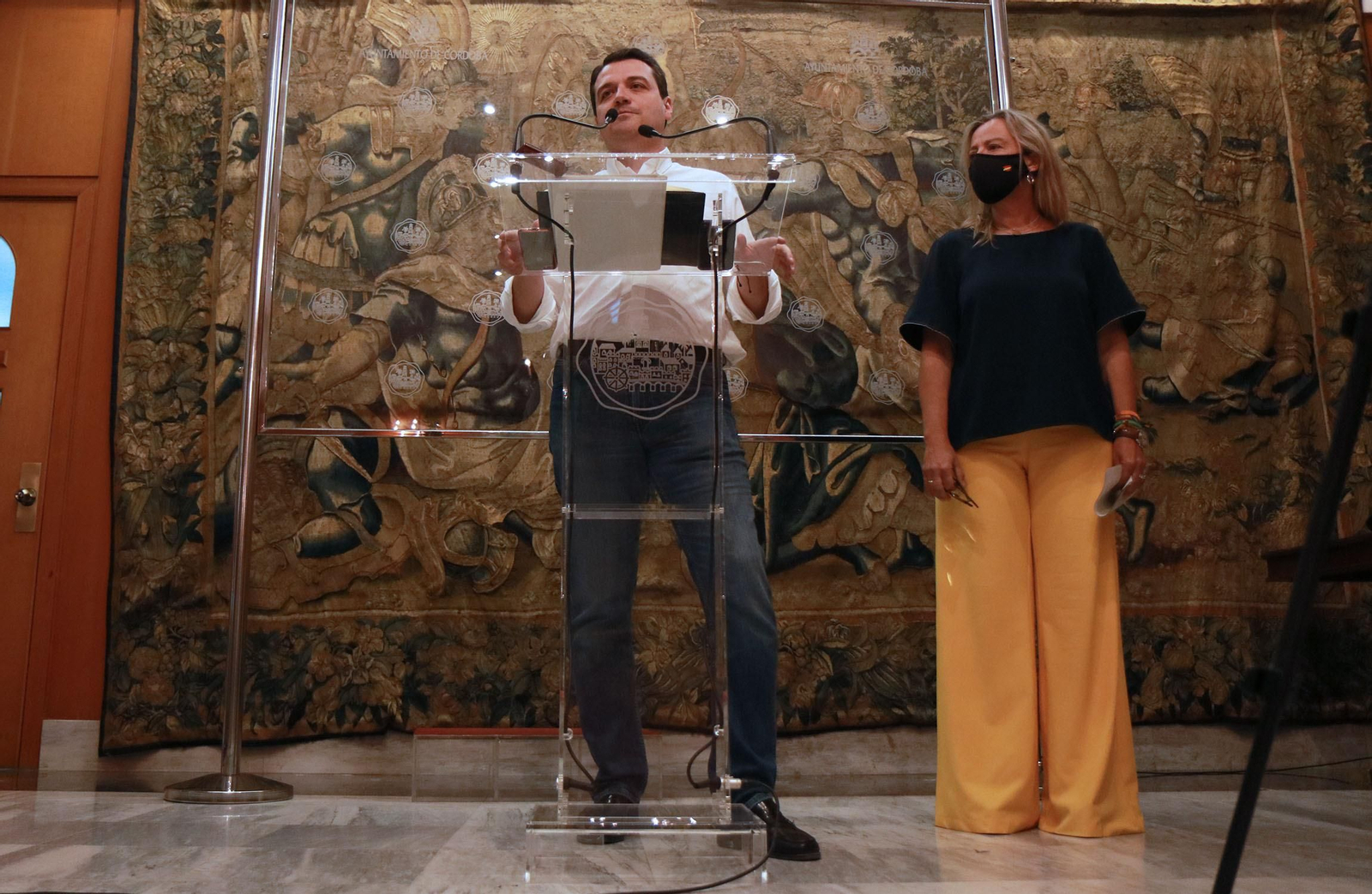 José María Bellido e Isabel Albás.