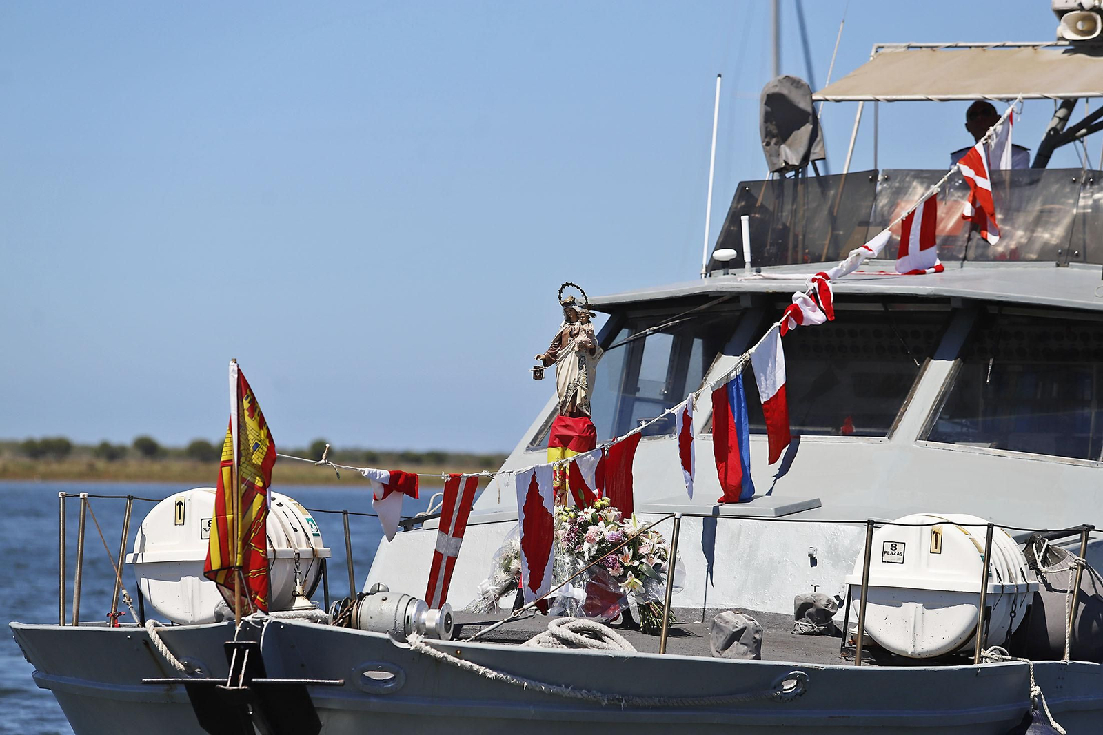 Las imágenes de la Virgen del Carmen por la Ría de Huelva