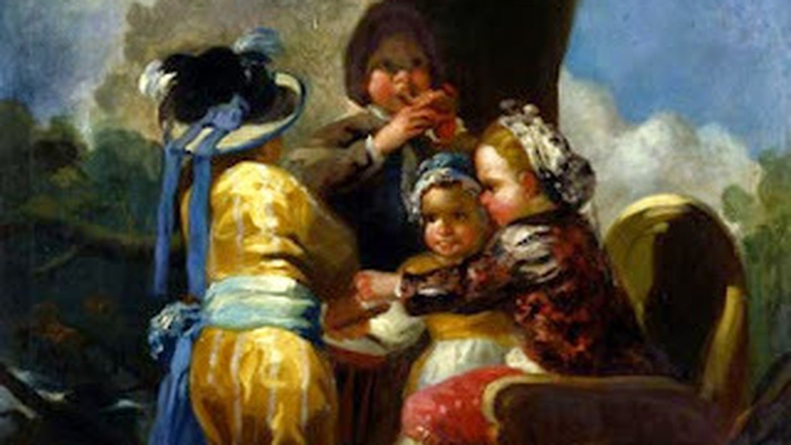 El cuadro de Goya 'Niños del carretón'.