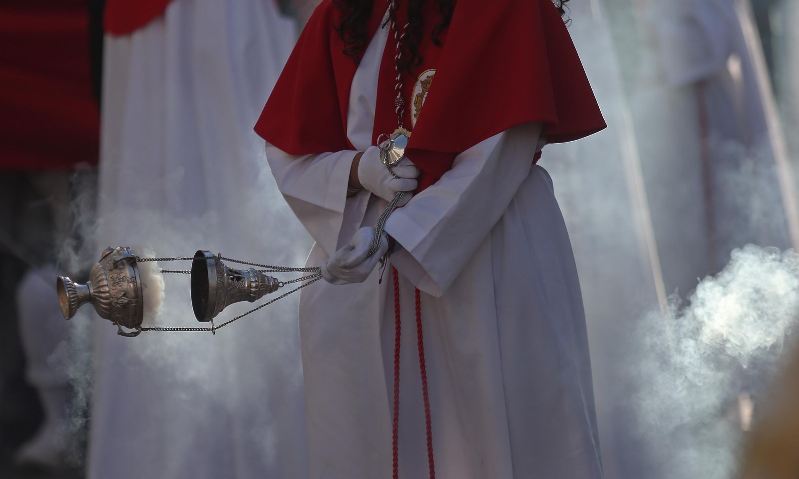 Fotos del Domingo de Ramos en Algeciras: Borriquita y Oración en el Huerto