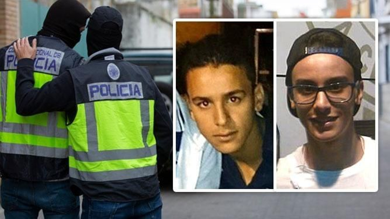 Zouhair El Bouhdidi y Salah Eddine Taiebi, los dos jóvenes detenidos.