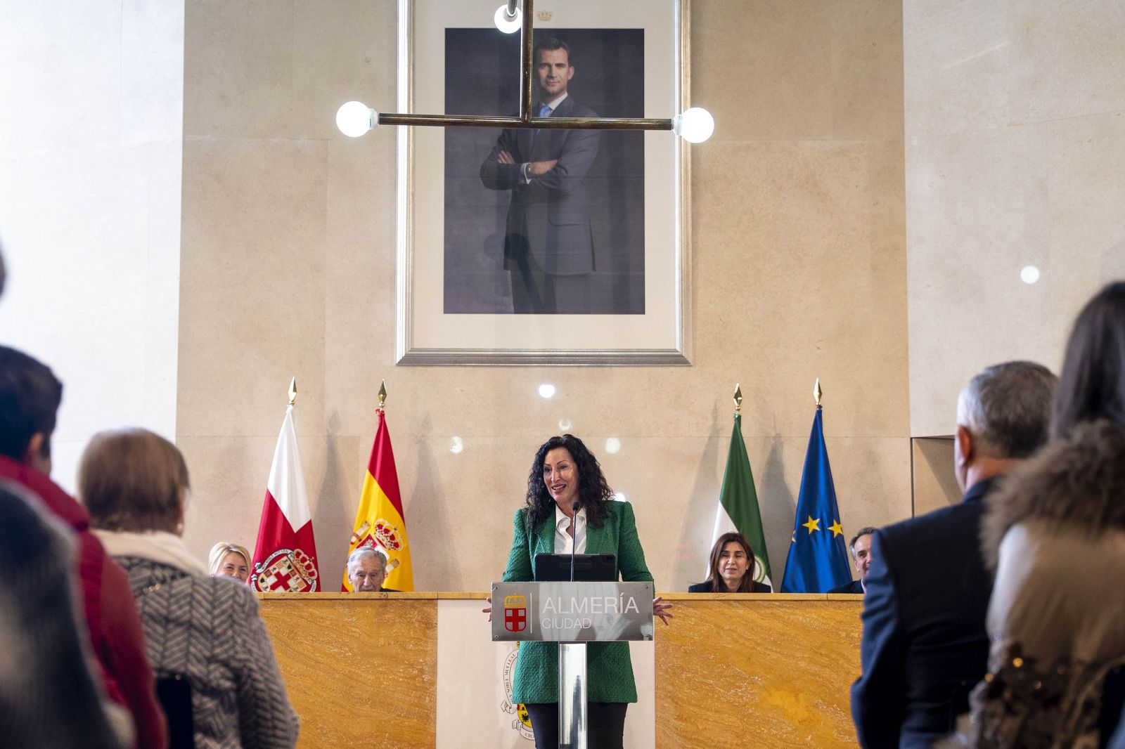 La galería del Escudo de Oro de la Ciudad de Almería a Juan Rigaud