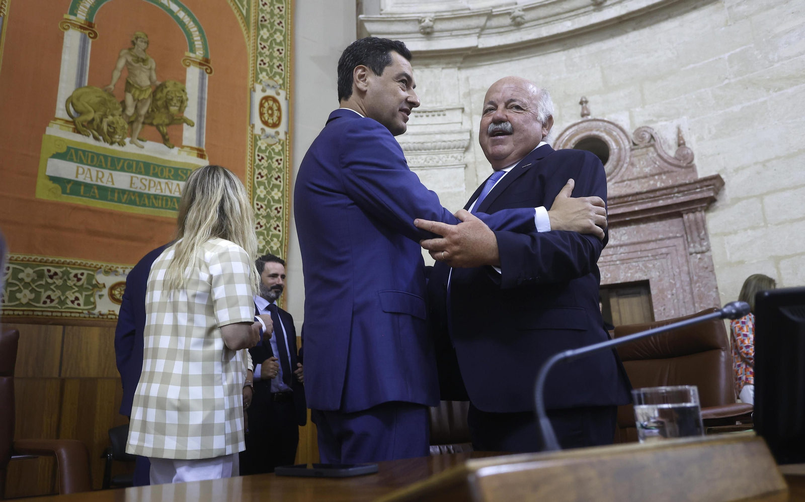 La constitución del Parlamento andaluz, todas las imágenes