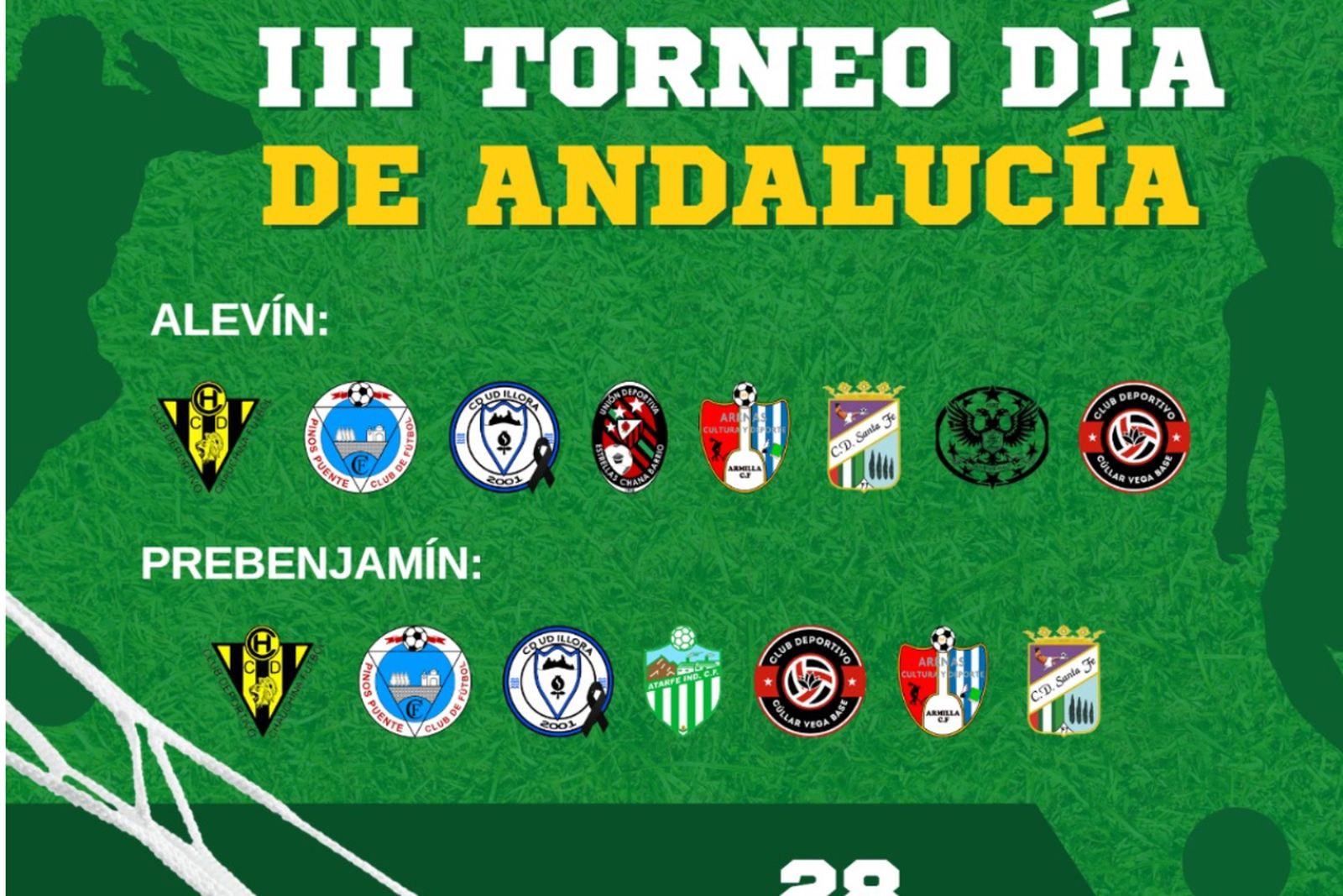 Cartel del torneo en Chauchina.