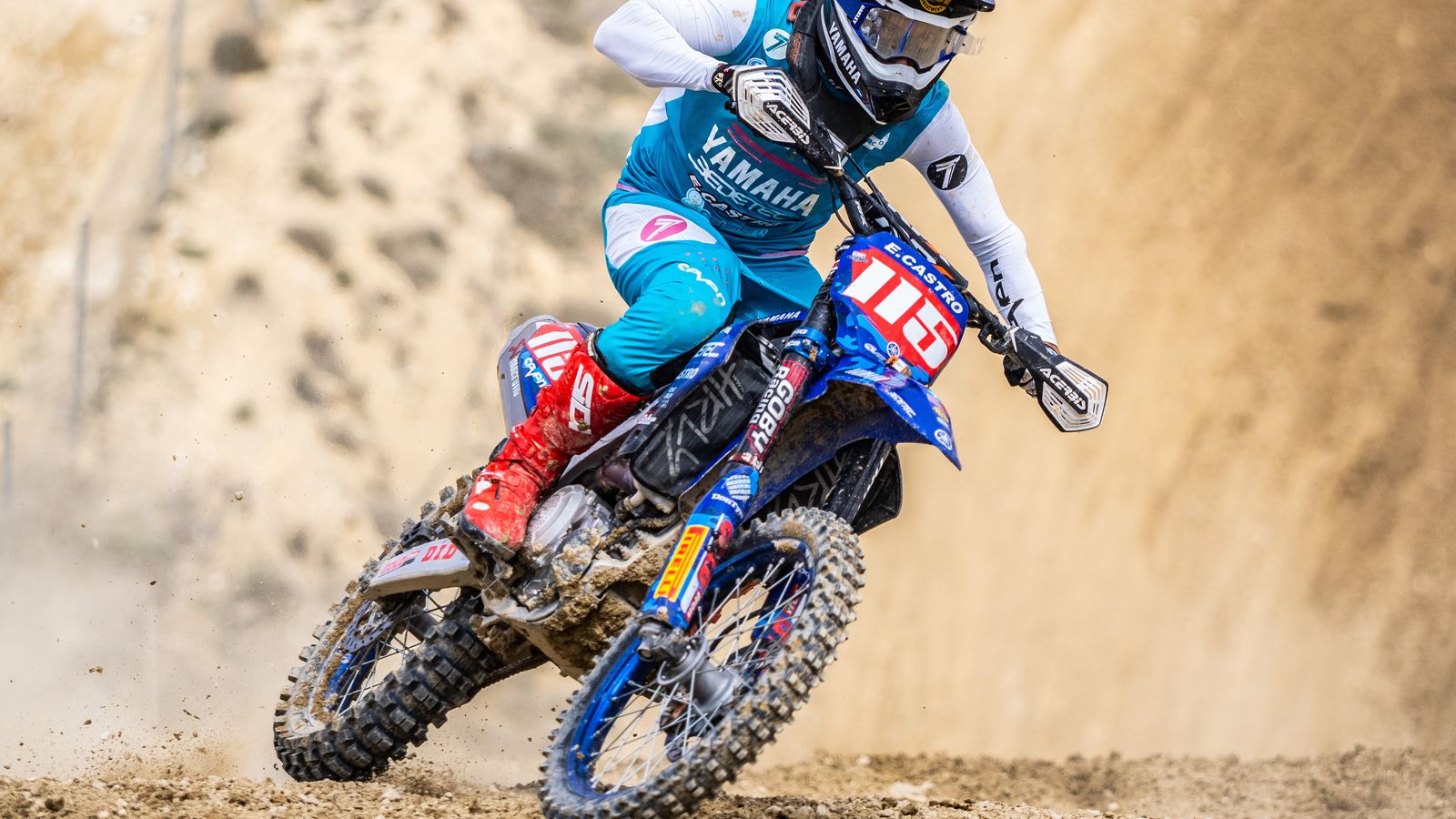 Pese a las incidencias sufridas en las dos mangas, Carlos Campano fue capaz de sobreponerse y acabar tercero.