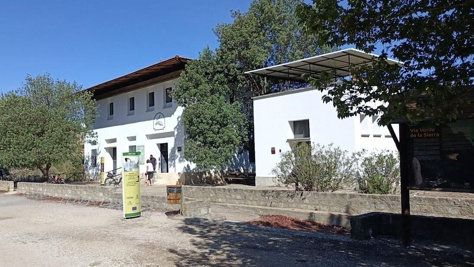 Estación de Zaframagón, donde está el Observatorio de Aves.