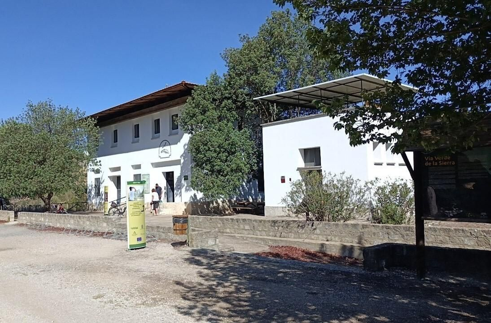 Estación de Zaframagón, donde está el Observatorio de Aves.