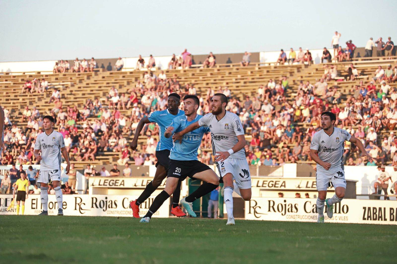 Javi Forján, con la Balona en el partido contra el Cartagena a finales de septiembre.