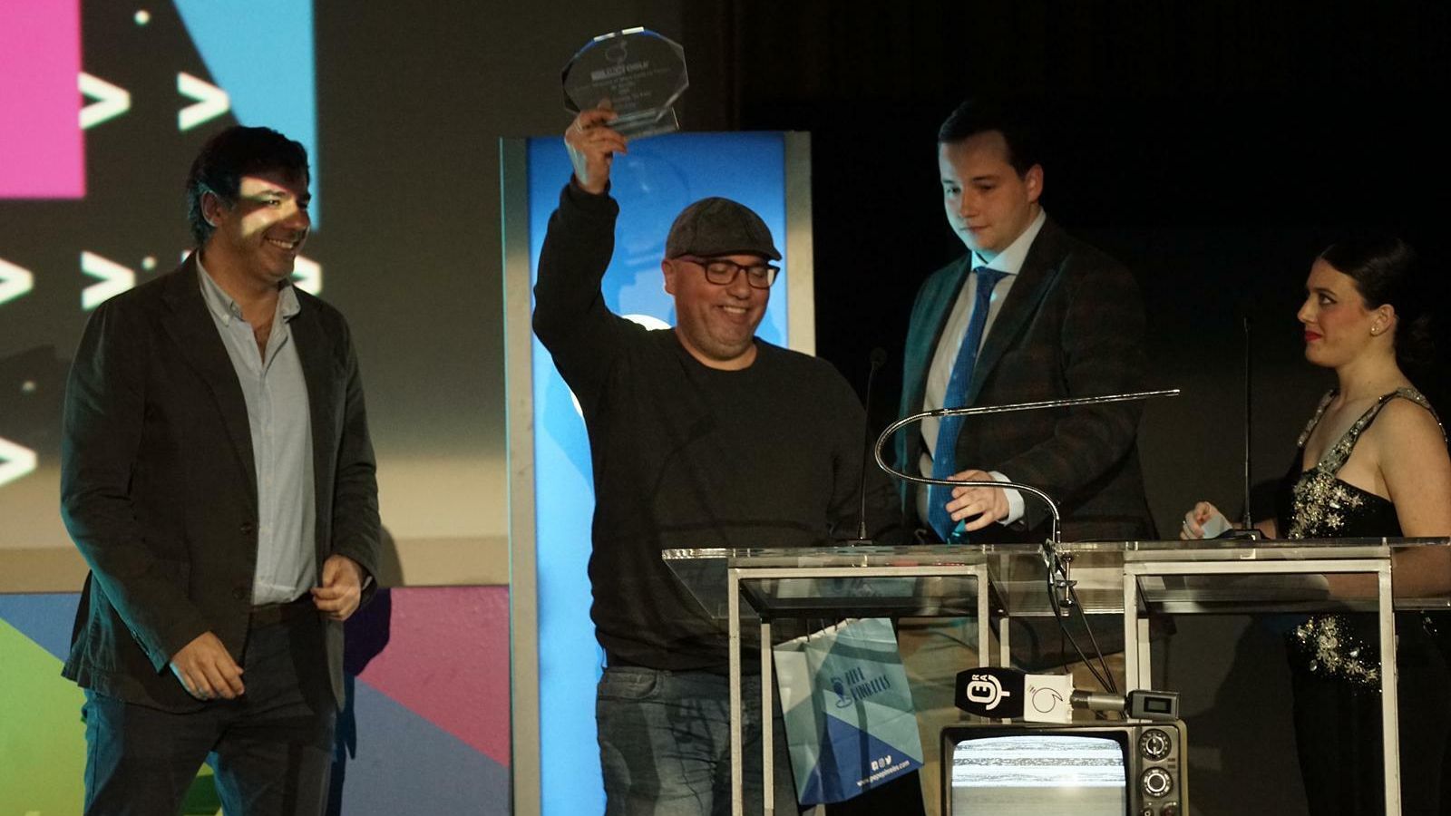 Er Paly, uno de los premiados.