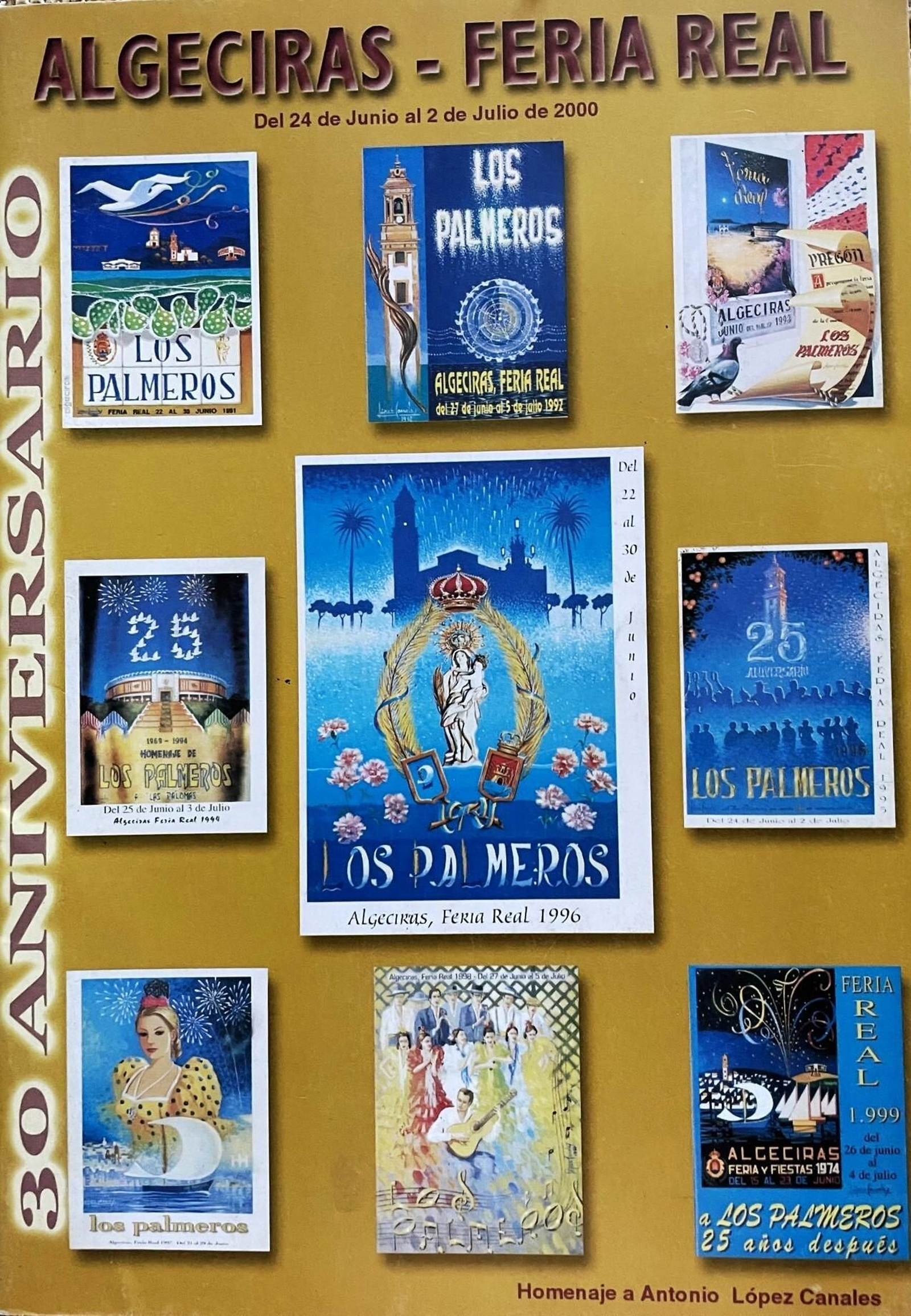 Homenaje de Los Palmeros a López Canales.