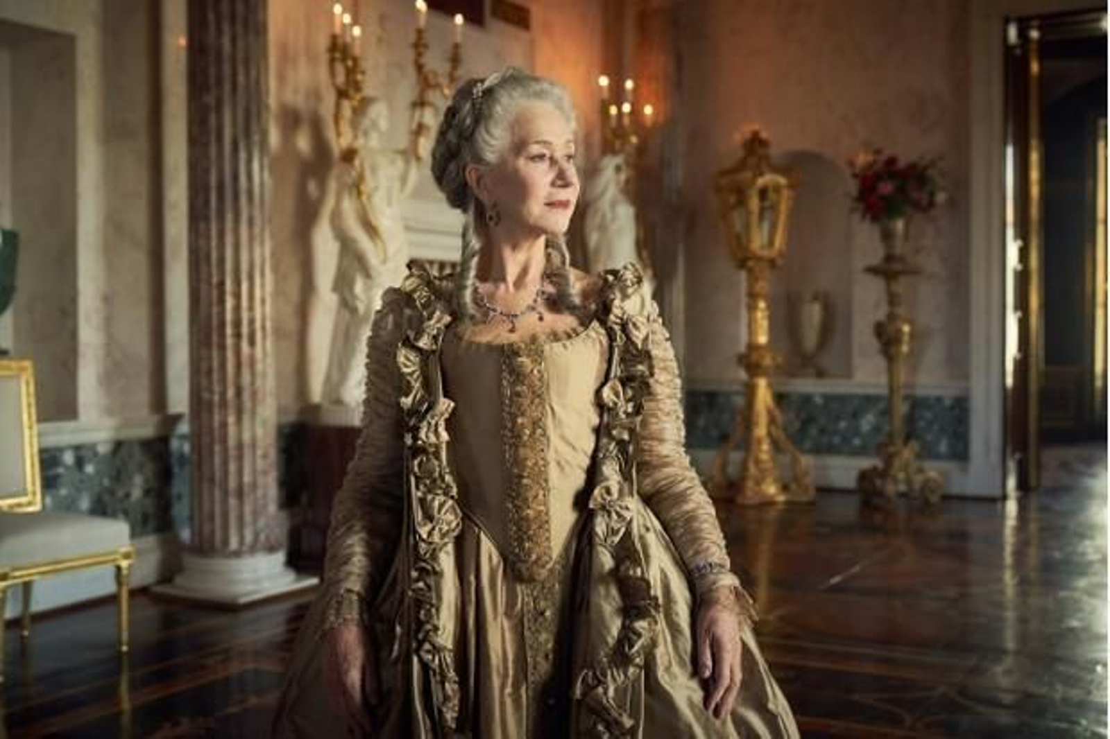 Helen Mirren como la emperatriz rusa Catalina la Grande