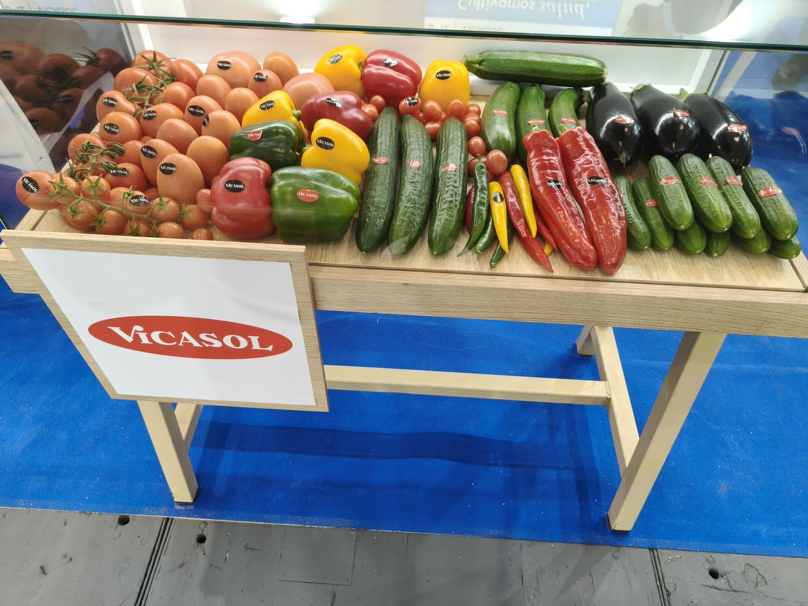 Selección de productos presentada en la feria.