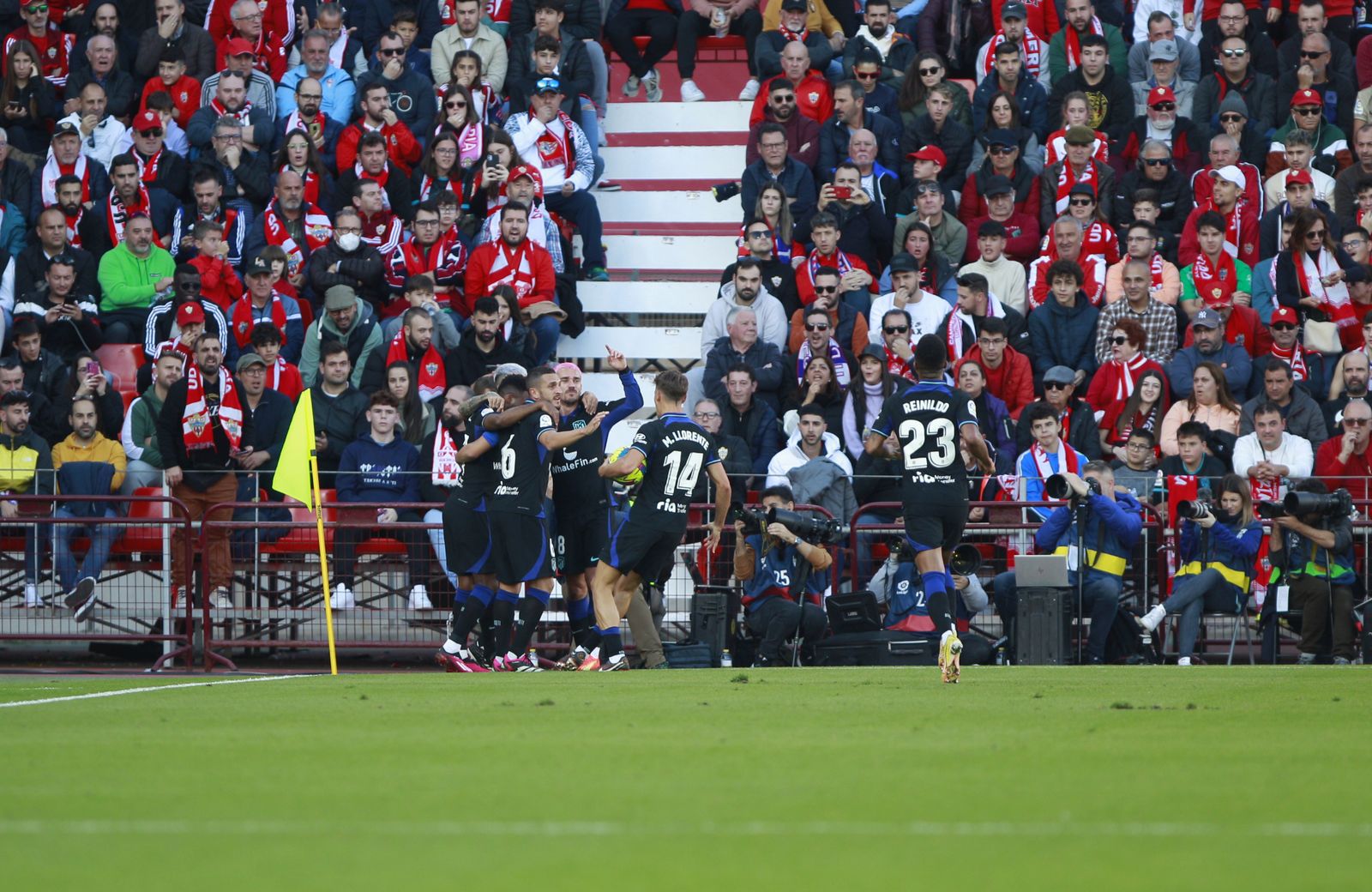 Imágenes del partido U.D. Almería-Atlético de Madrid