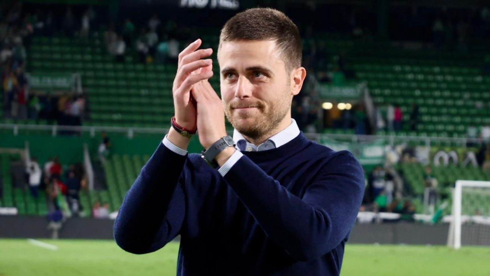 El técnico italiano tras la victoria de su equipo en El Sardinero.