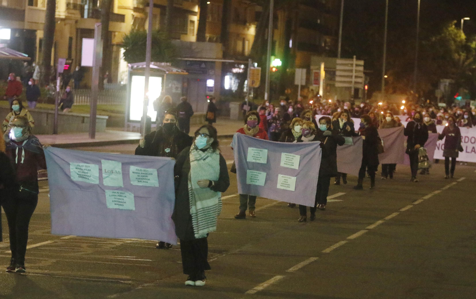 La manifestación contra la violencia de género en Córdoba, en fotografías