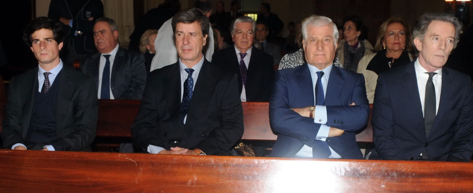 De izq. a derecha, Fernando Fitz-James, Cayetano, Carlos Fitz James y Alfonso Díez.