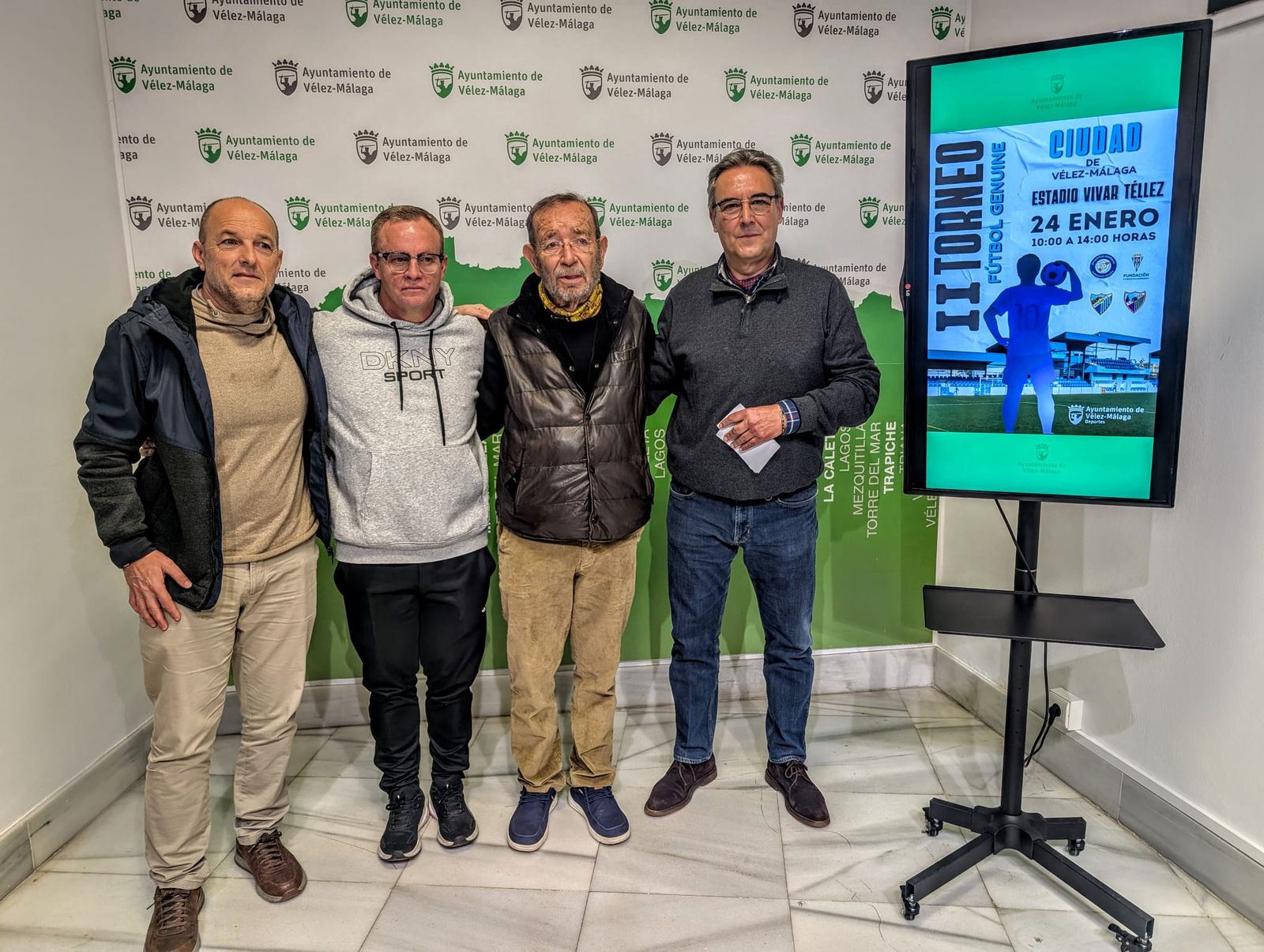 Presentación del II Torneo Fútbol Genuine de Vélez-Málaga