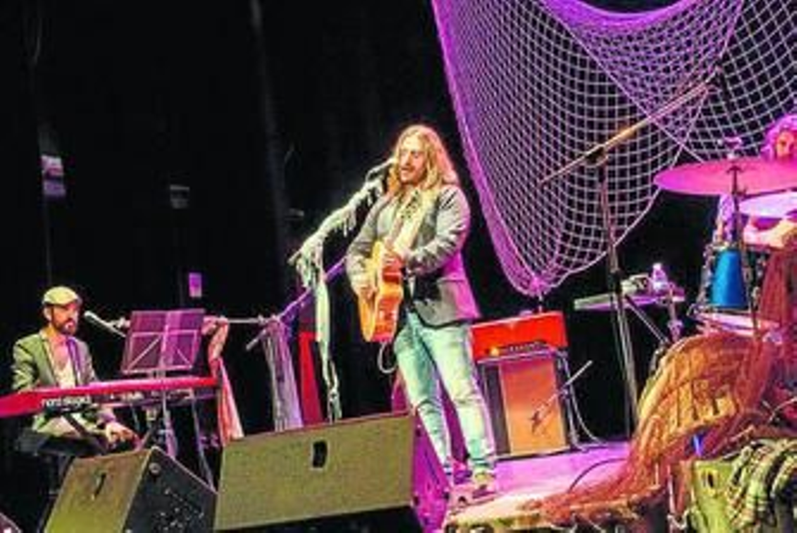 Andrés Suárez durante su recital del pasado viernes.