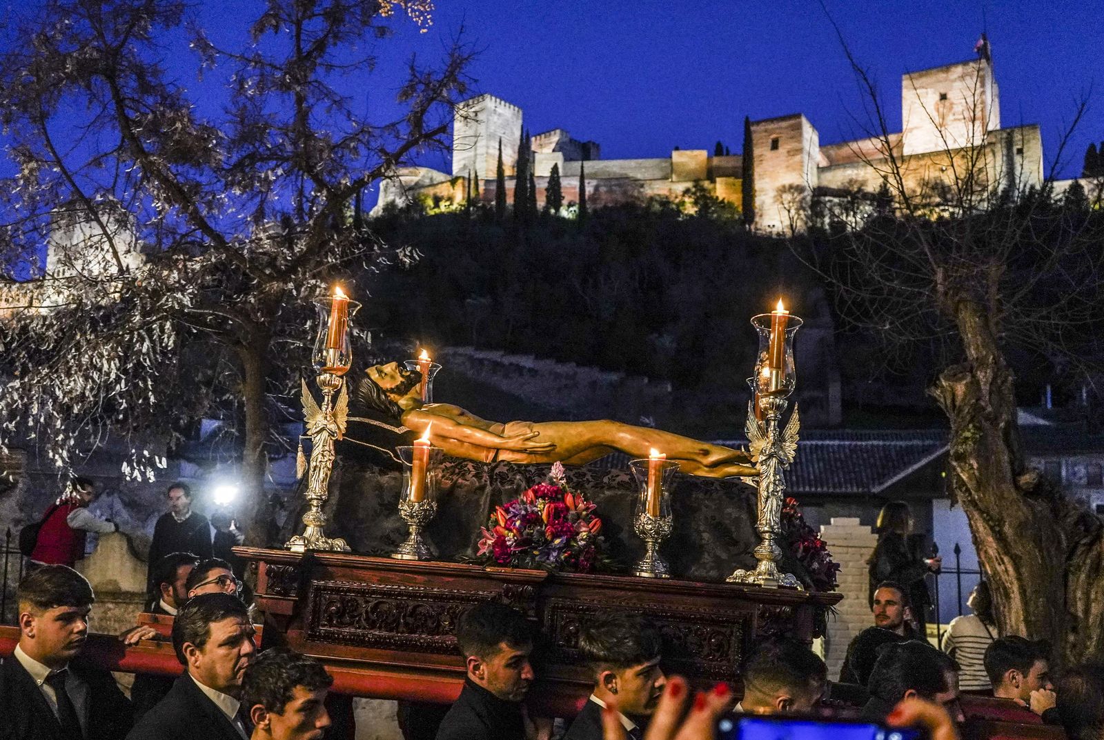 Así fue el vía crucis del Santo Sepulcro