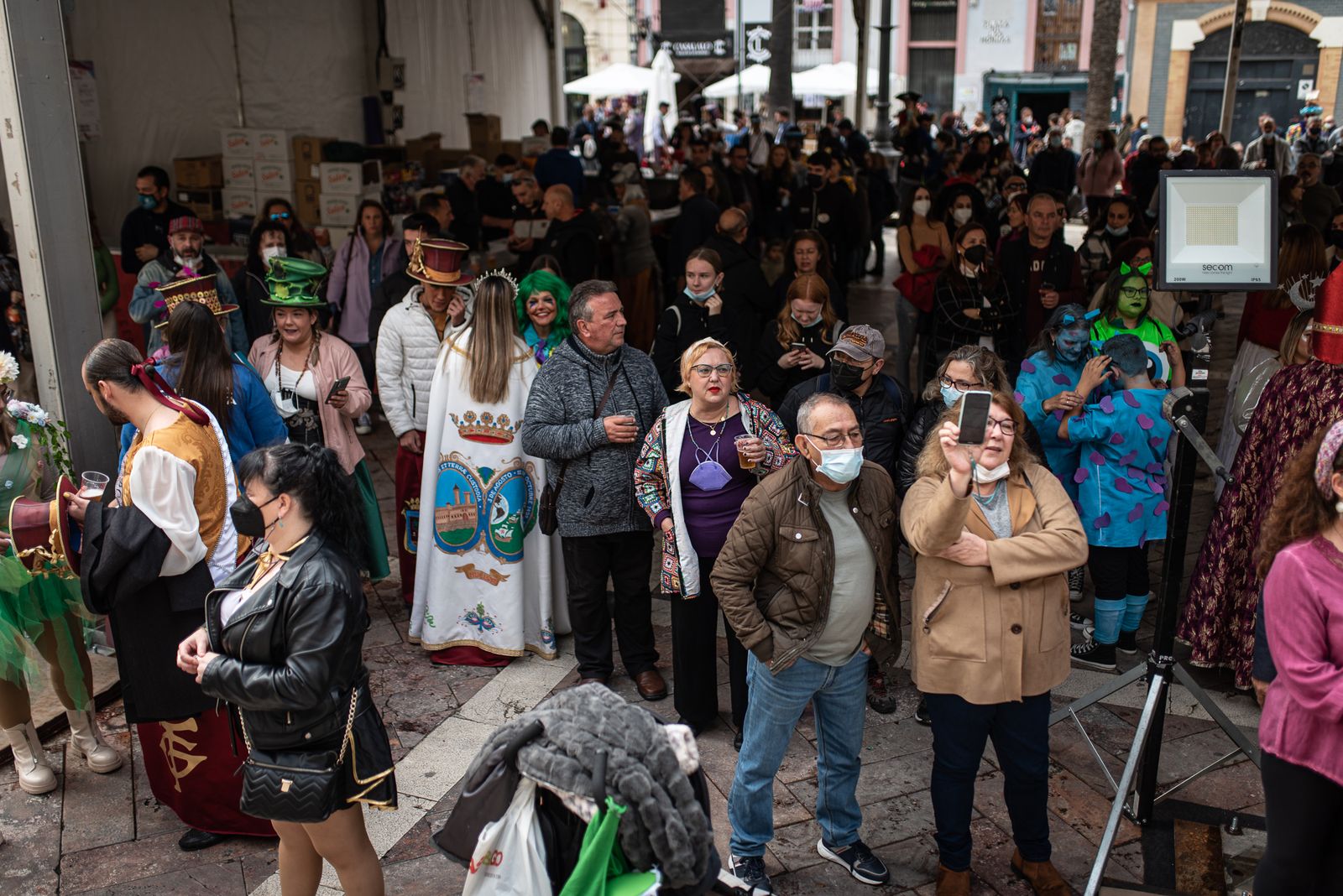 Imágenes de las actuaciones de carnaval en la Plaza de las Monjas