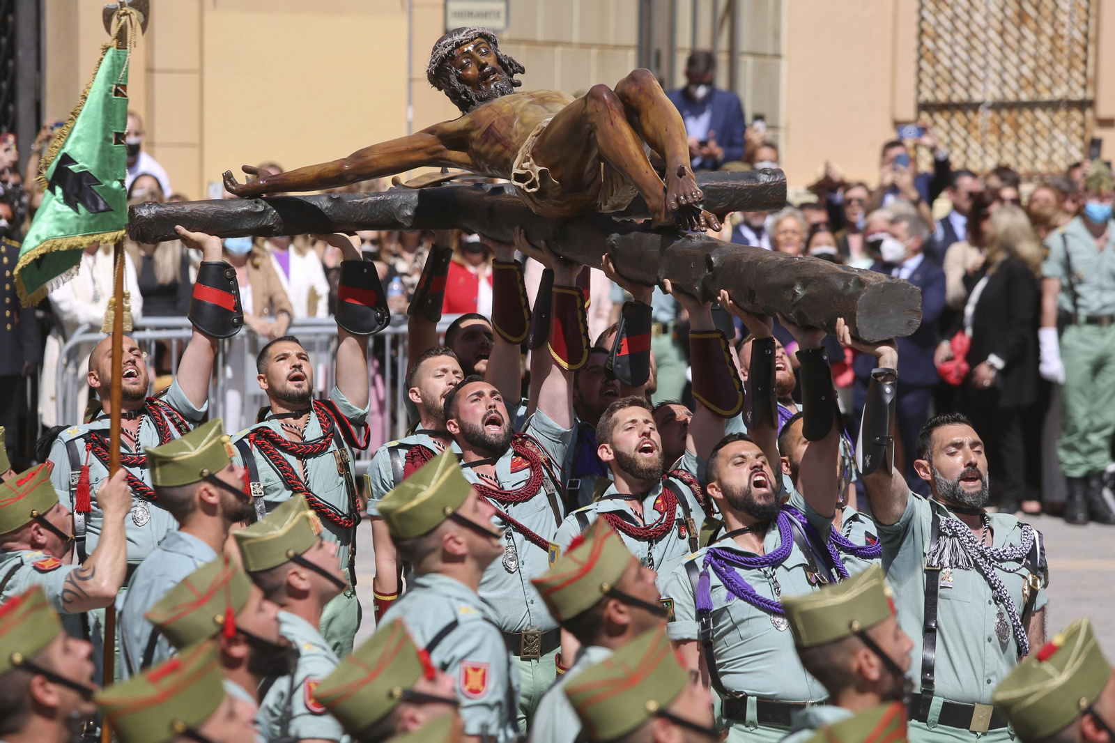 Las fotos de la Legión, en el Jueves Santo de Málaga