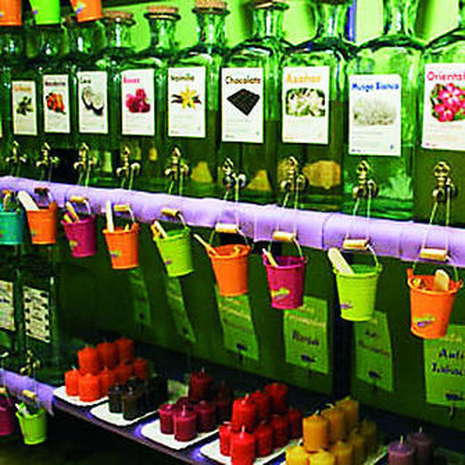 Perfumes de la firma.