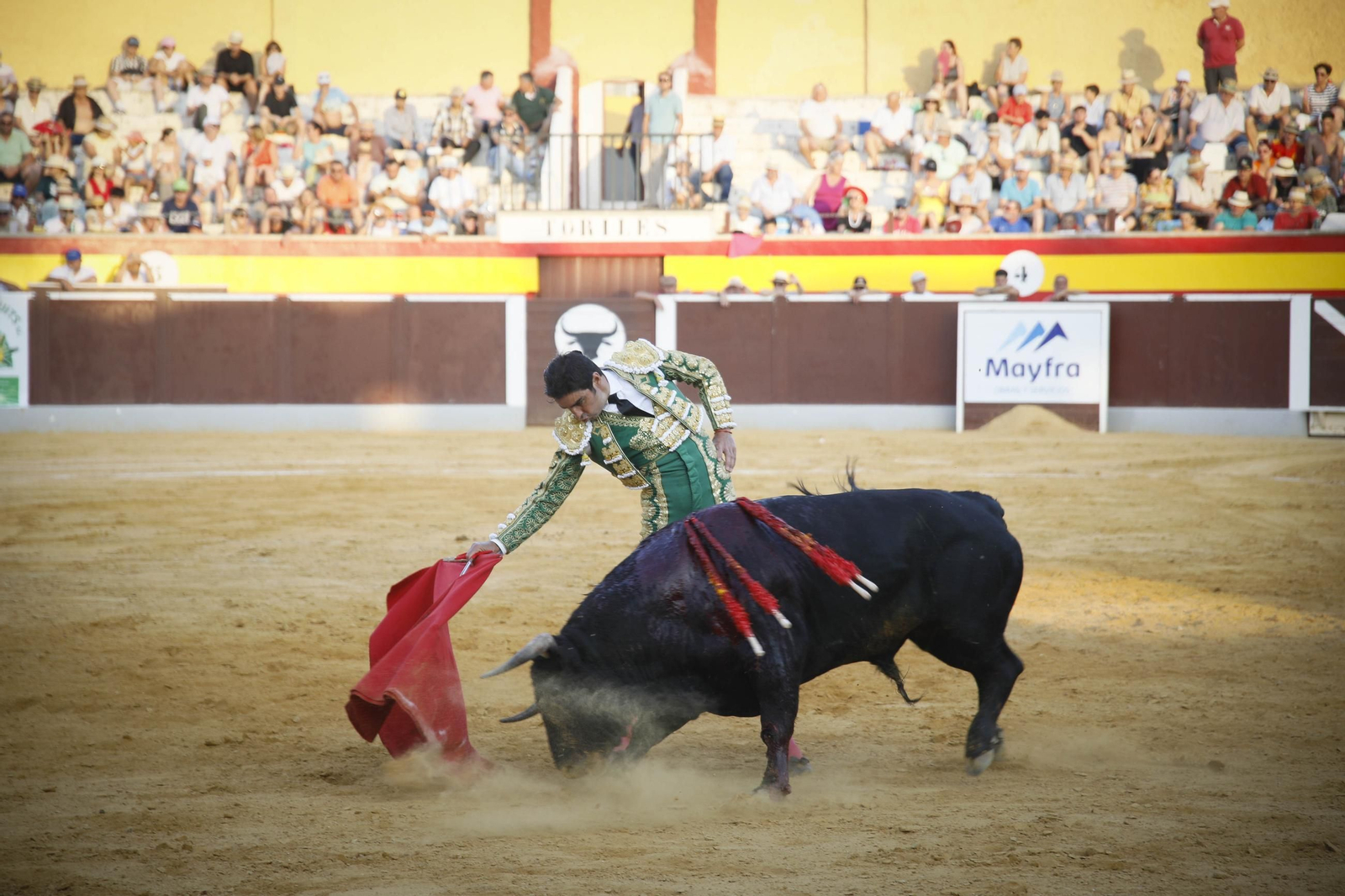 Corrida de toros Berja con un toro indultado, en imágenes