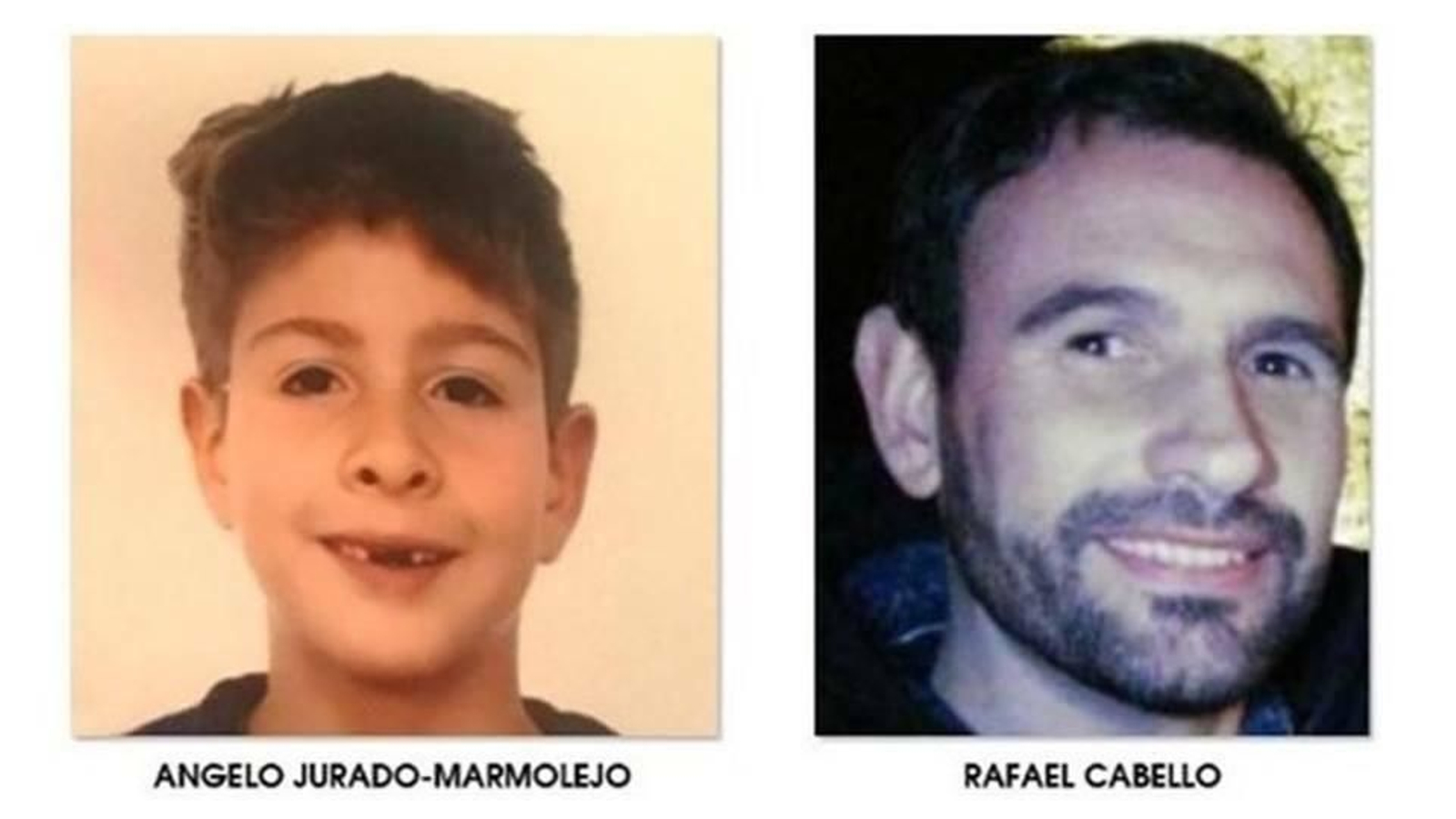 El niño y el padre desaparecidos.